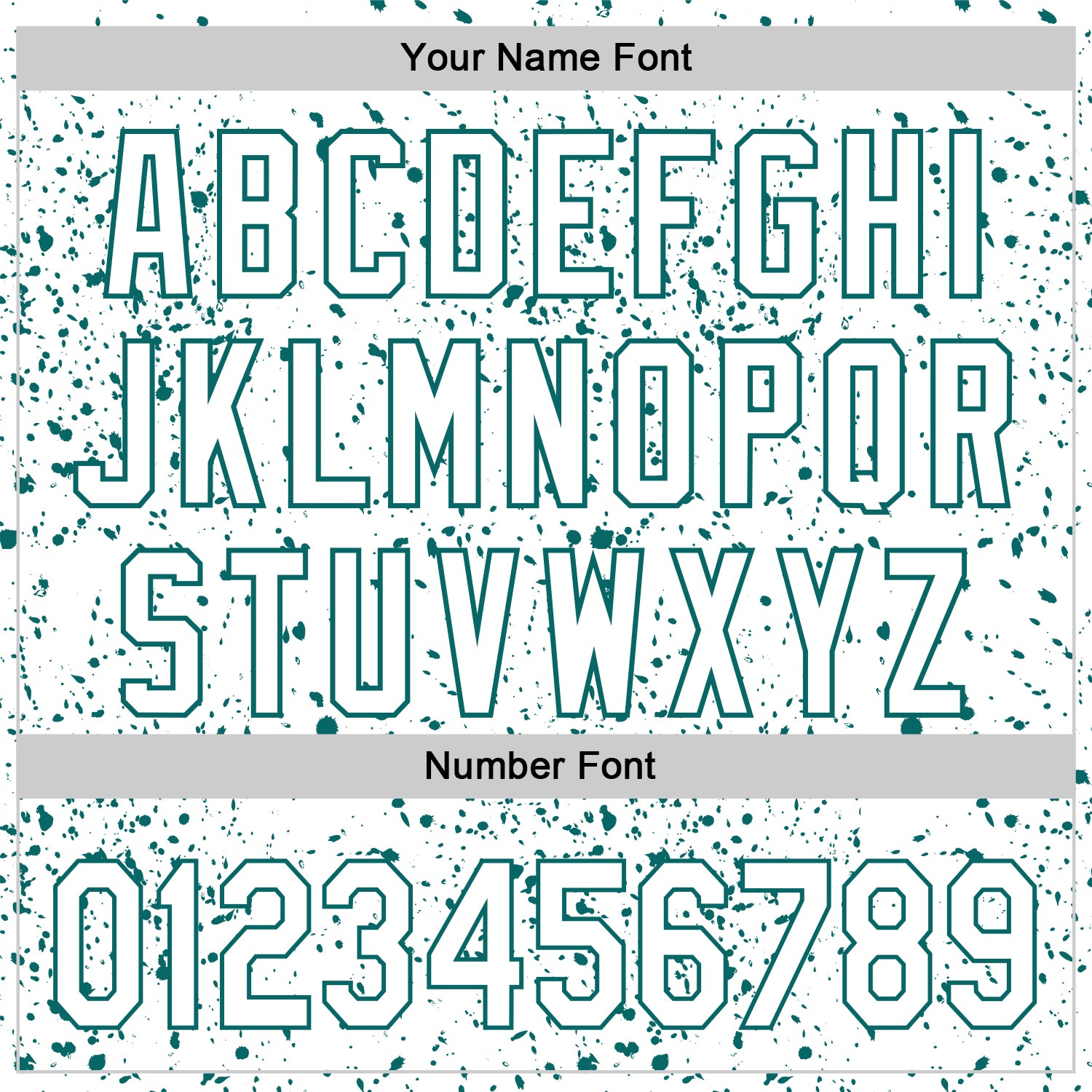 Custom White Teal 3D Pattern Design Abstract Splatter Ink Authentic Baseball Jersey view 5