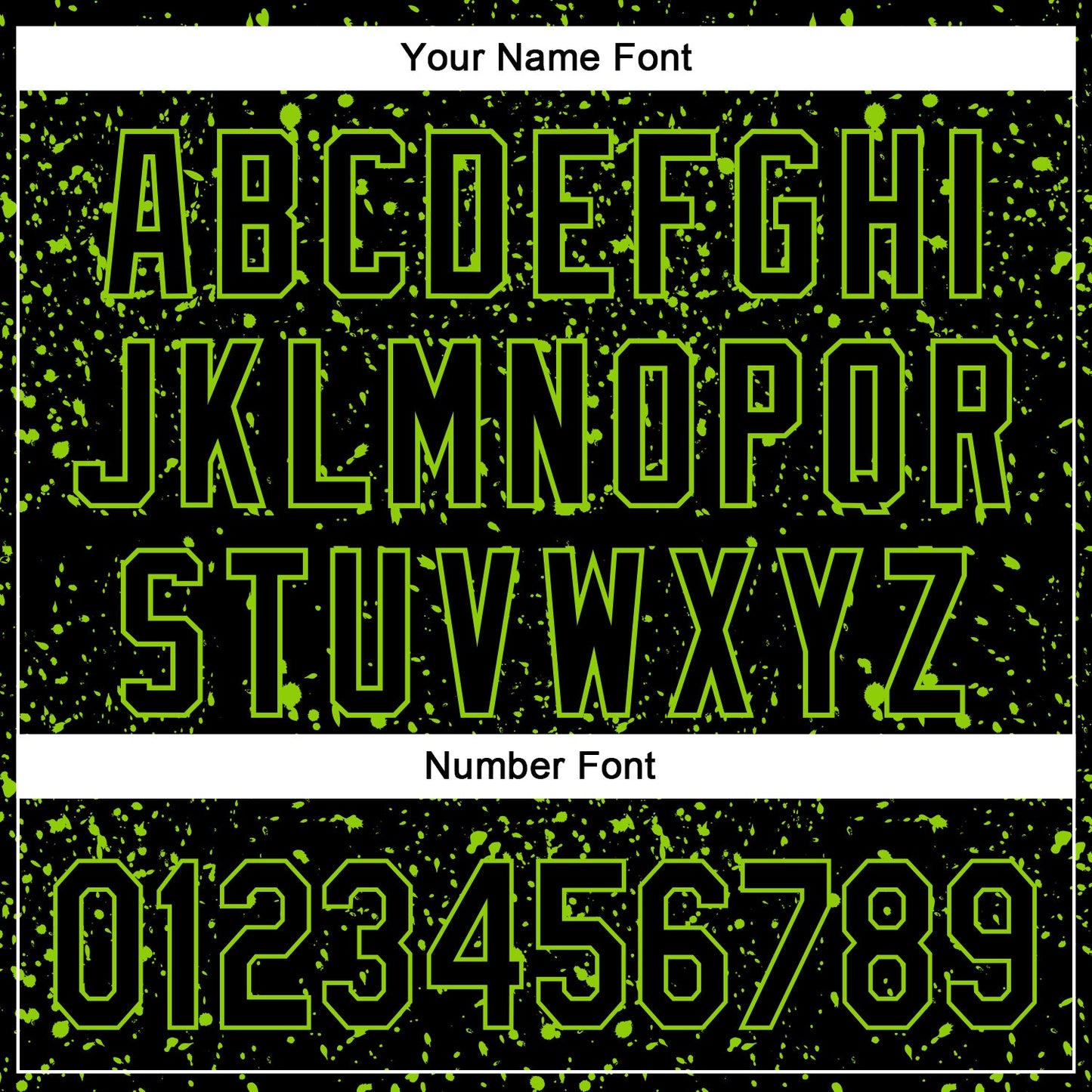Custom Black Neon Green 3D Pattern Design Abstract Splatter Ink Authentic Baseball Jersey view 5