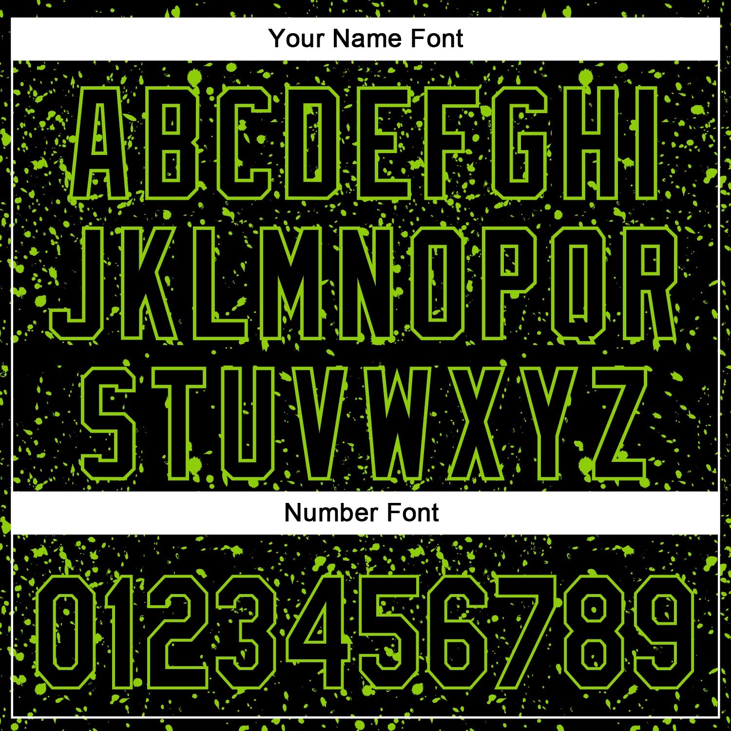 Custom Black Neon Green 3D Pattern Design Abstract Splatter Ink Authentic Baseball Jersey view 5