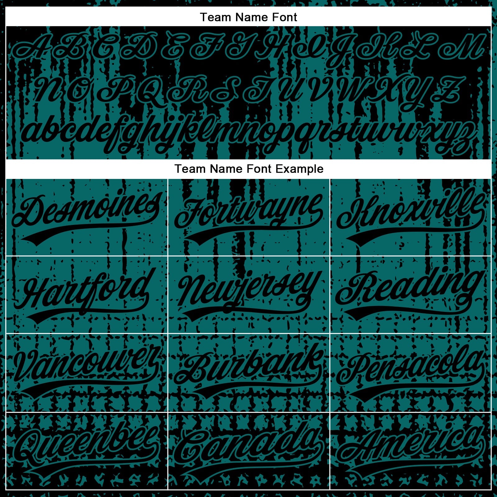 Custom Teal Black 3D Pattern Design Abstract Shape Authentic Baseball Jersey view 4