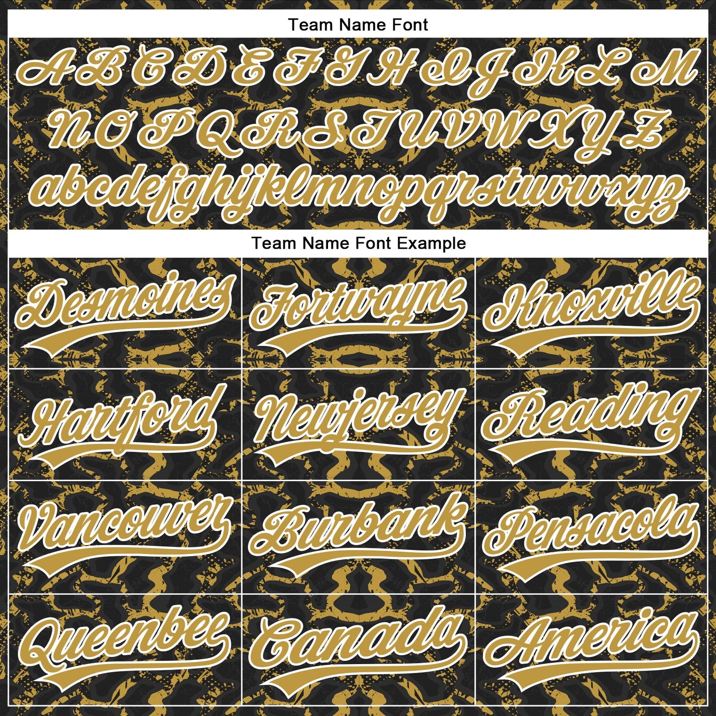 Custom Black Old Gold-White 3D Pattern Design Abstract Tiger And Zebra Authentic Baseball Jersey view 4