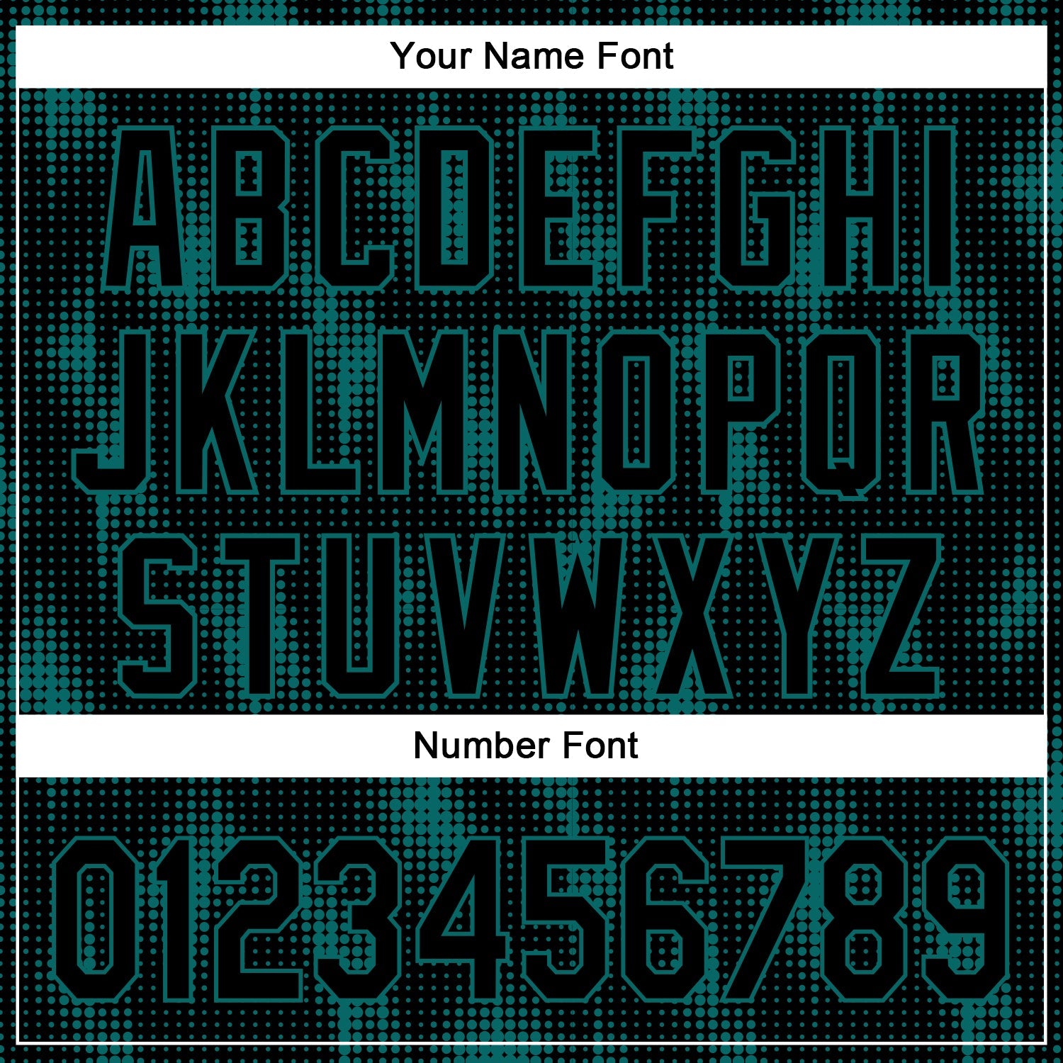 Custom Black Teal 3D Pattern Design Halftone Dots Authentic Baseball Jersey view 5