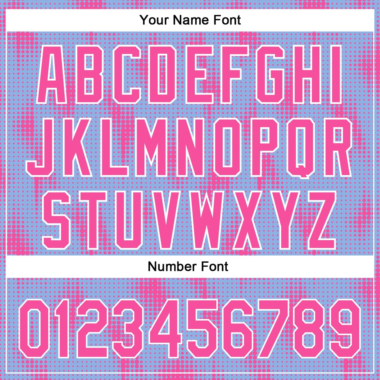 Custom Light Blue Pink-White 3D Pattern Design Halftone Dots Authentic Baseball Jersey view 5