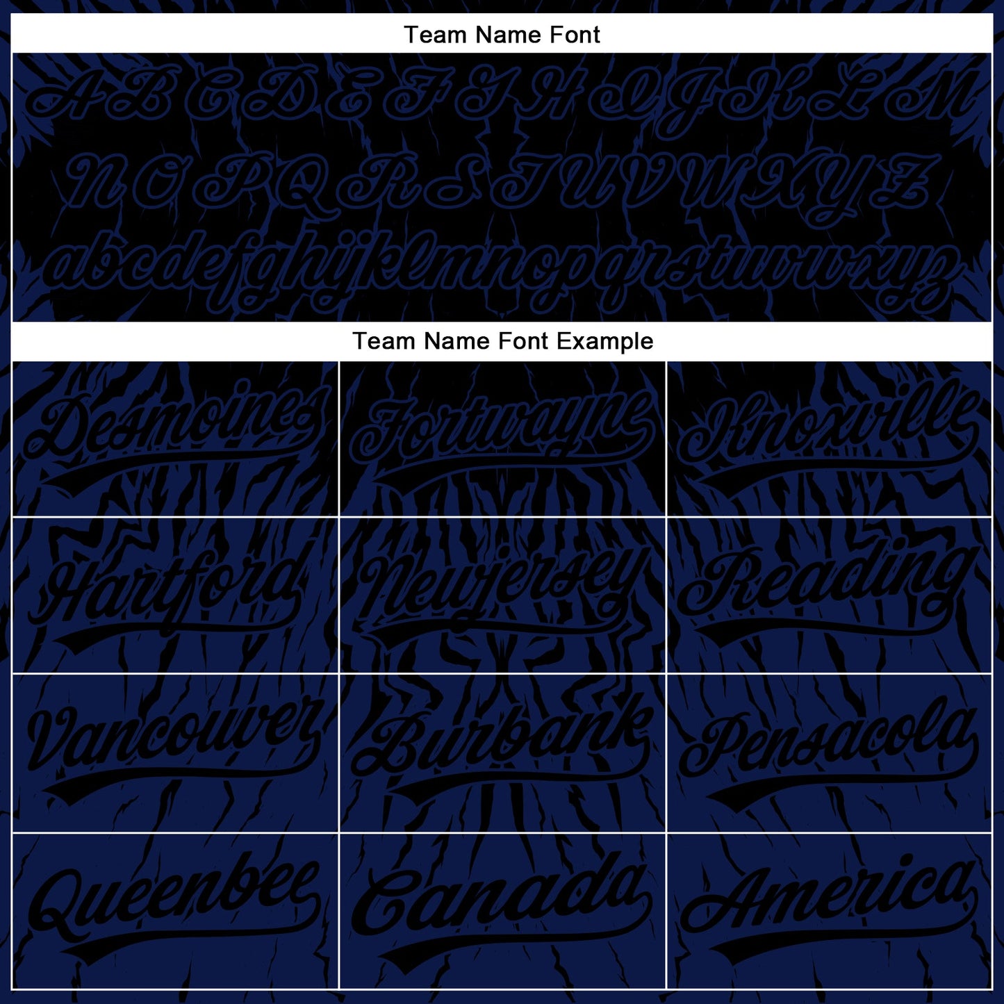 Custom Black Navy 3D Pattern Design Abstract Wave Authentic Baseball Jersey view 4