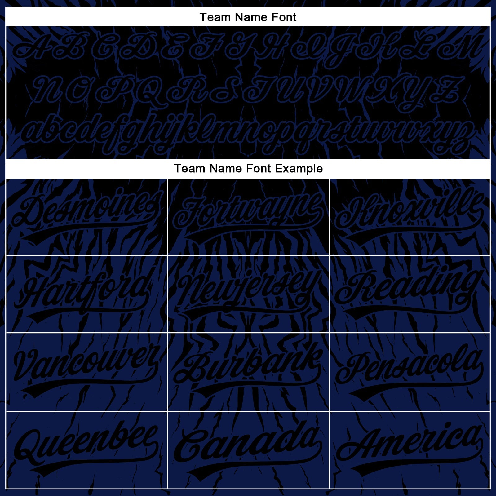 Custom Black Navy 3D Pattern Design Abstract Wave Authentic Baseball Jersey view 4