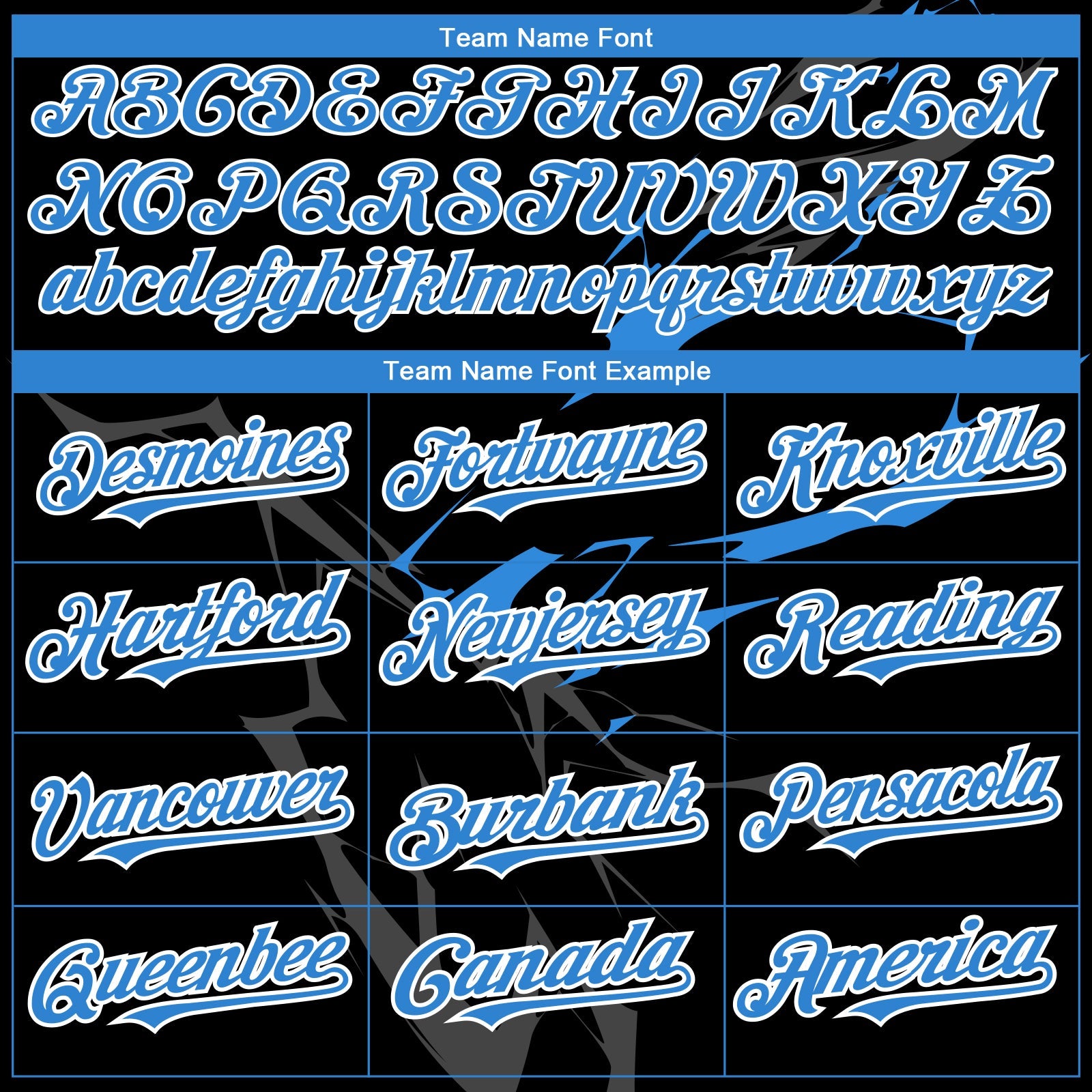 Custom Black Electric Blue-White 3D Pattern Design Lightning Authentic Baseball Jersey view 4