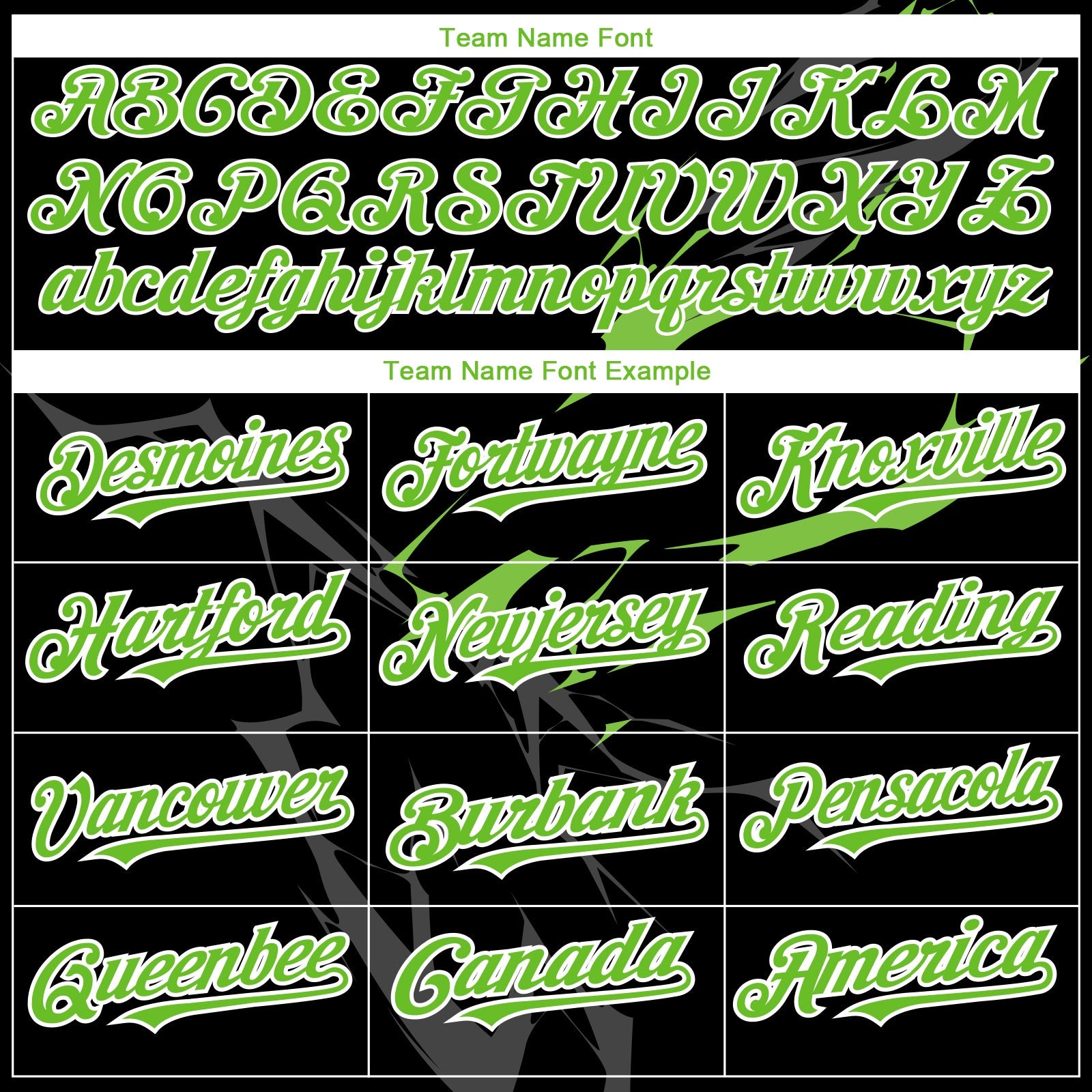Custom Black Neon Green-White 3D Pattern Design Lightning Authentic Baseball Jersey view 4
