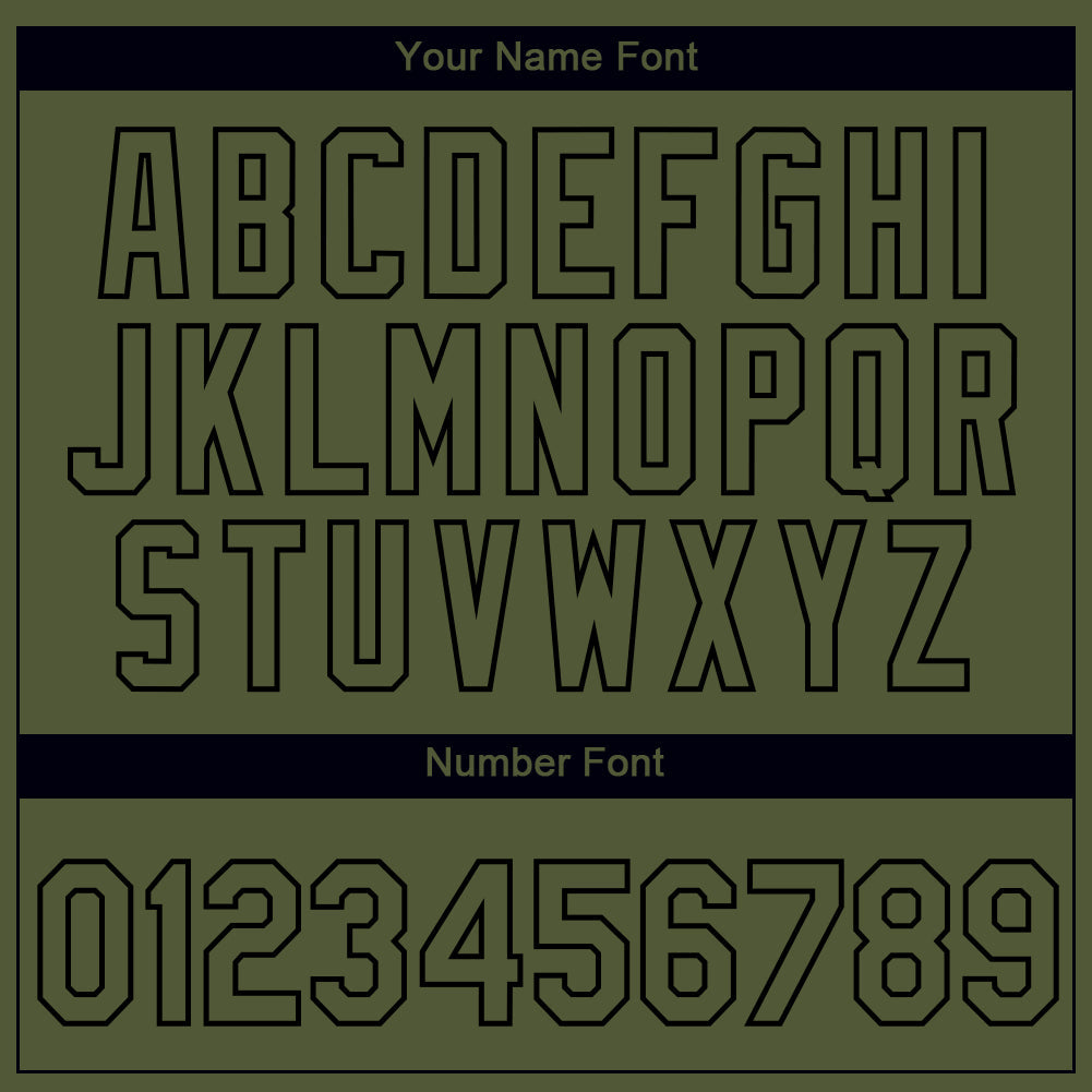 Custom Olive Black 3D Pattern Design Vintage Military Weapon Performance Salute To Service T-Shirt view 4