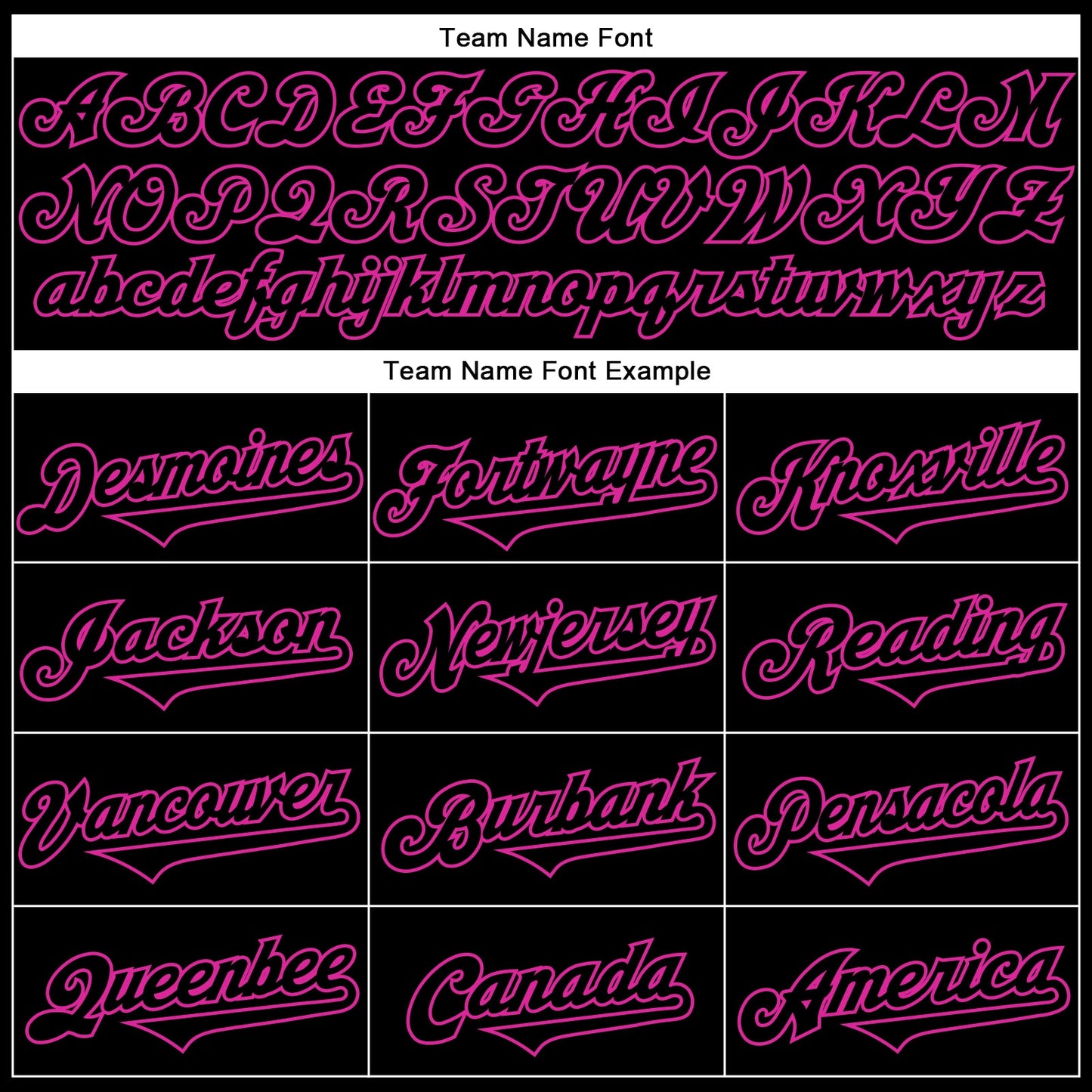 Custom Black Deep Pink 3D Pattern Design Rave Monster Authentic Baseball Jersey view 4