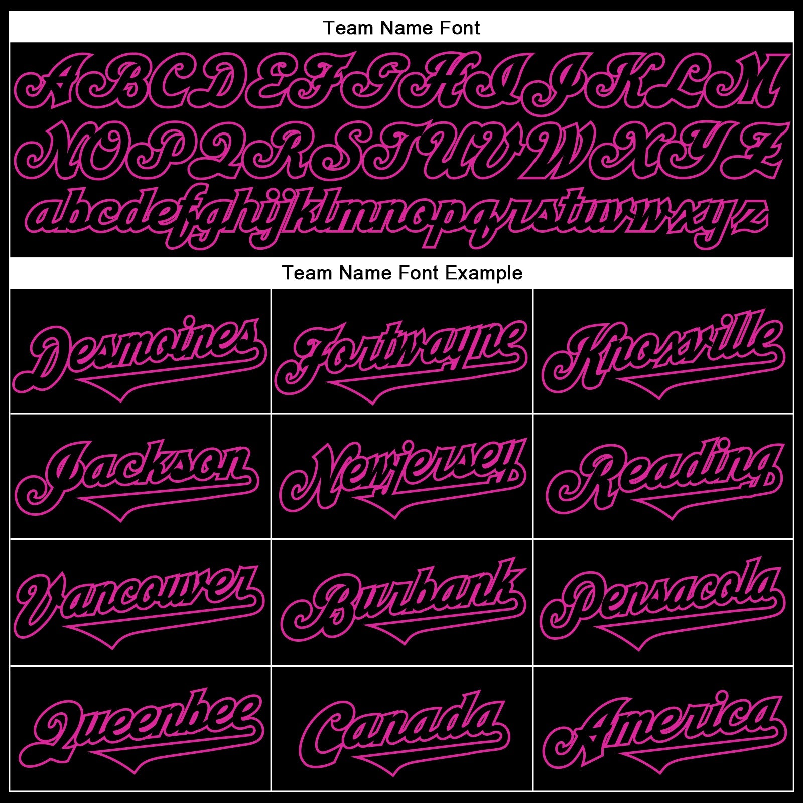 Custom Black Deep Pink 3D Pattern Design Rave Monster Authentic Baseball Jersey view 4