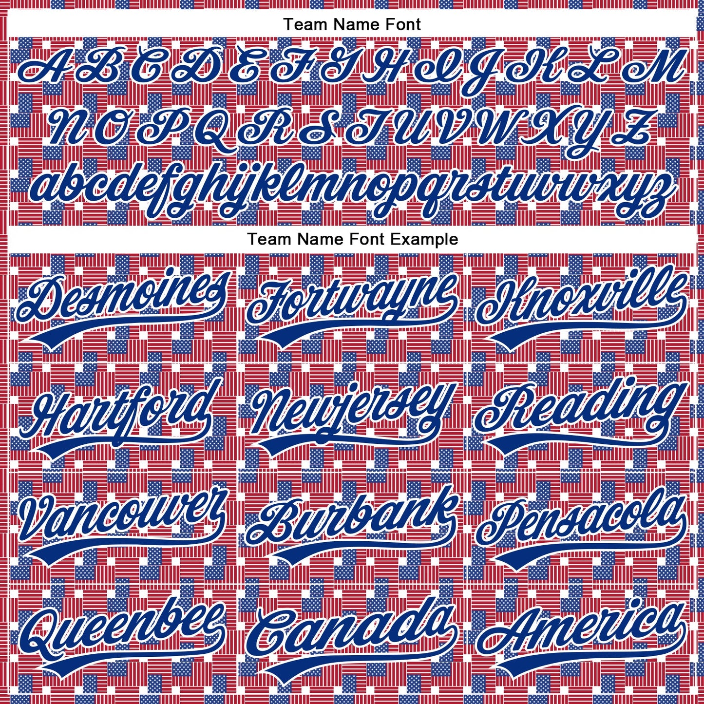 Custom Red Royal-White 3D American Flag Authentic Baseball Jersey view 4