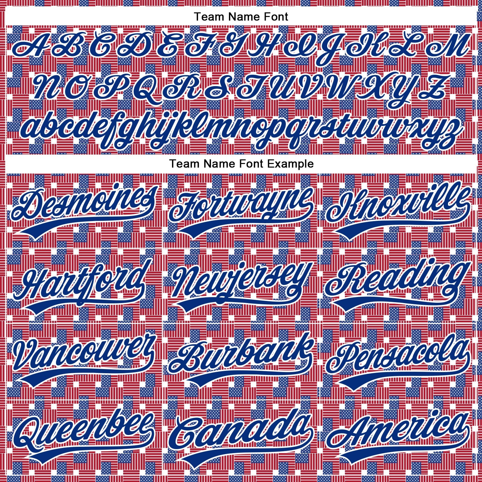 Custom Red Royal-White 3D American Flag Authentic Baseball Jersey view 4