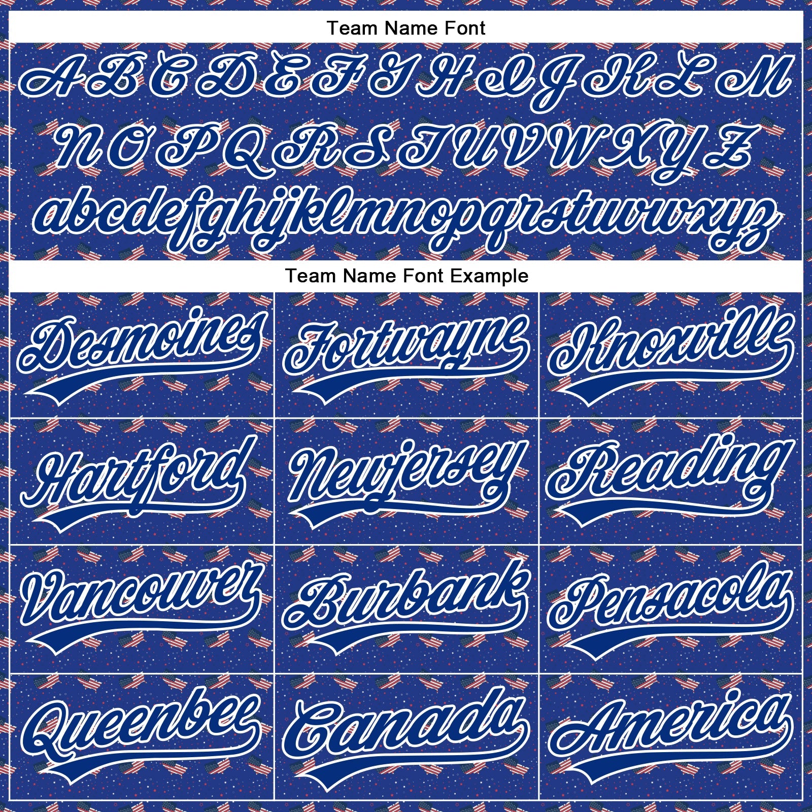 Custom Thunder Blue Red-Royal 3D American Flag Authentic Baseball Jersey view 4
