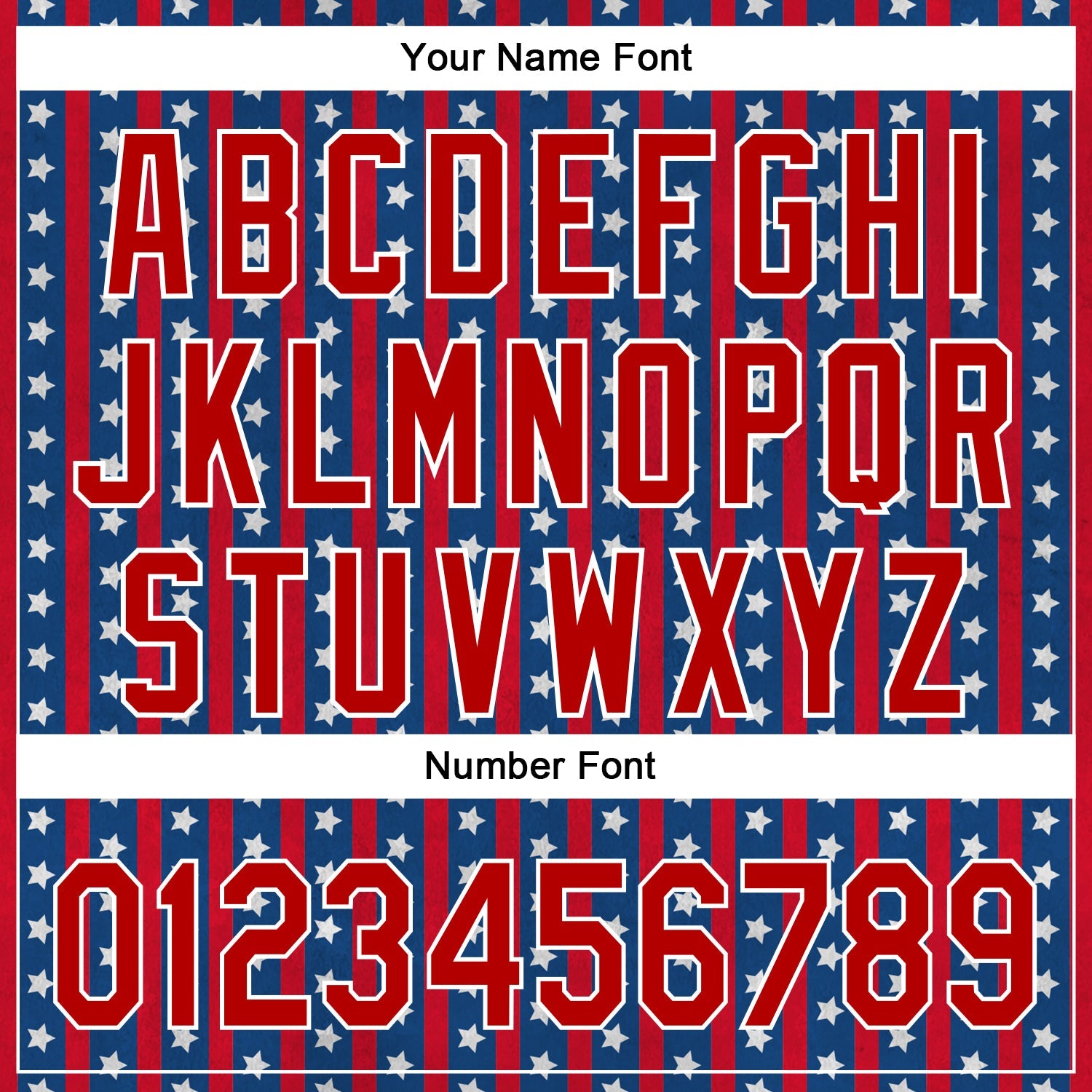 Custom Royal Red-White 3D American Flag Stars Authentic Baseball Jersey view 5