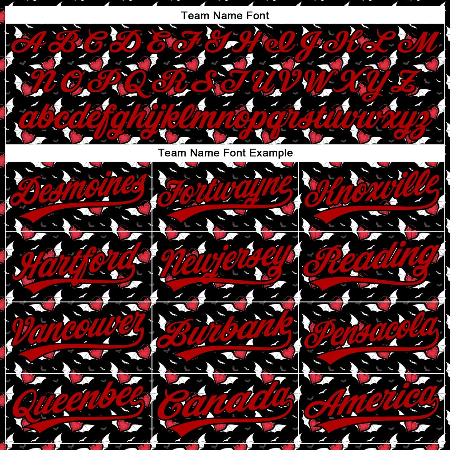 Custom Black Red 3D Pattern Design Gothic Style Devil Heart Authentic Baseball Jersey view 4