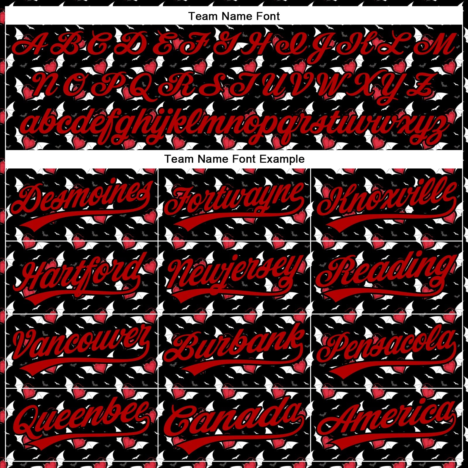 Custom Black Red 3D Pattern Design Gothic Style Devil Heart Authentic Baseball Jersey view 4