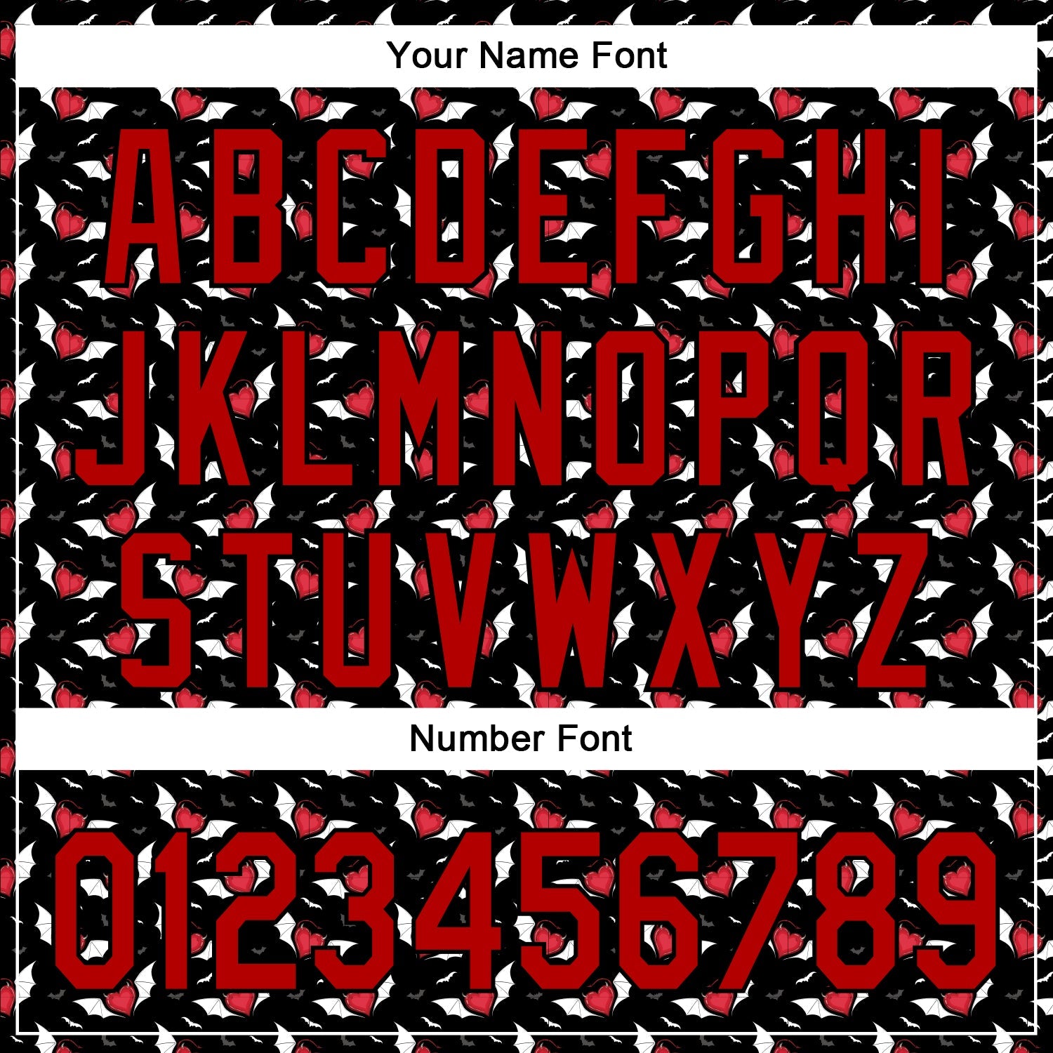 Custom Black Red 3D Pattern Design Gothic Style Devil Heart Authentic Baseball Jersey view 5