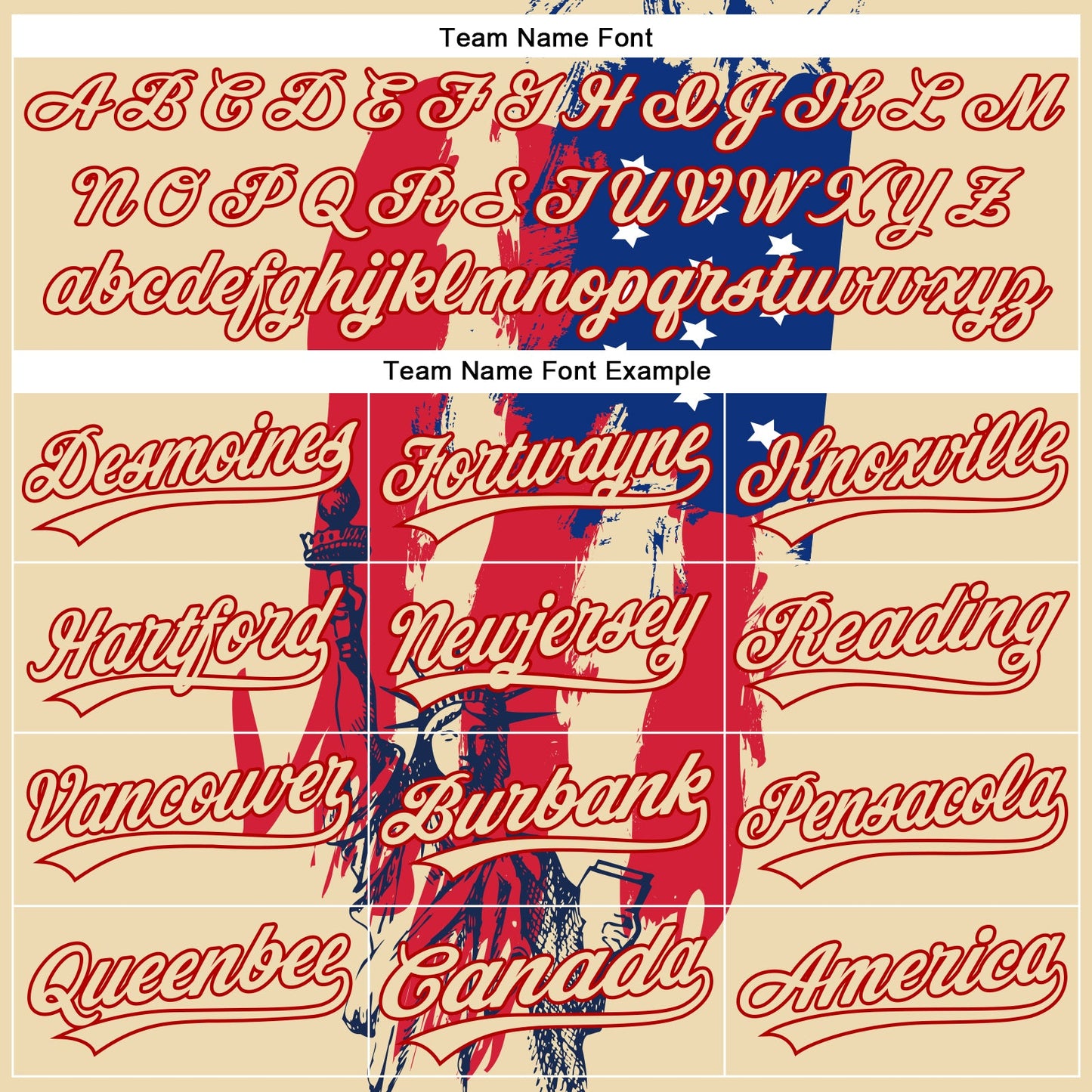 Custom Cream Red-Royal 3D Pattern Design American Spirit American Eagle And Stars Authentic Baseball Jersey view 4