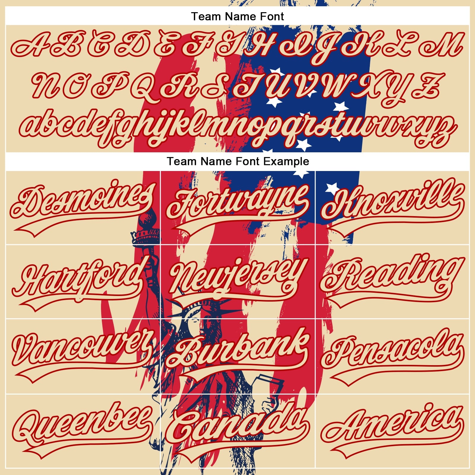 Custom Cream Red-Royal 3D Pattern Design American Spirit American Eagle And Stars Authentic Baseball Jersey view 4