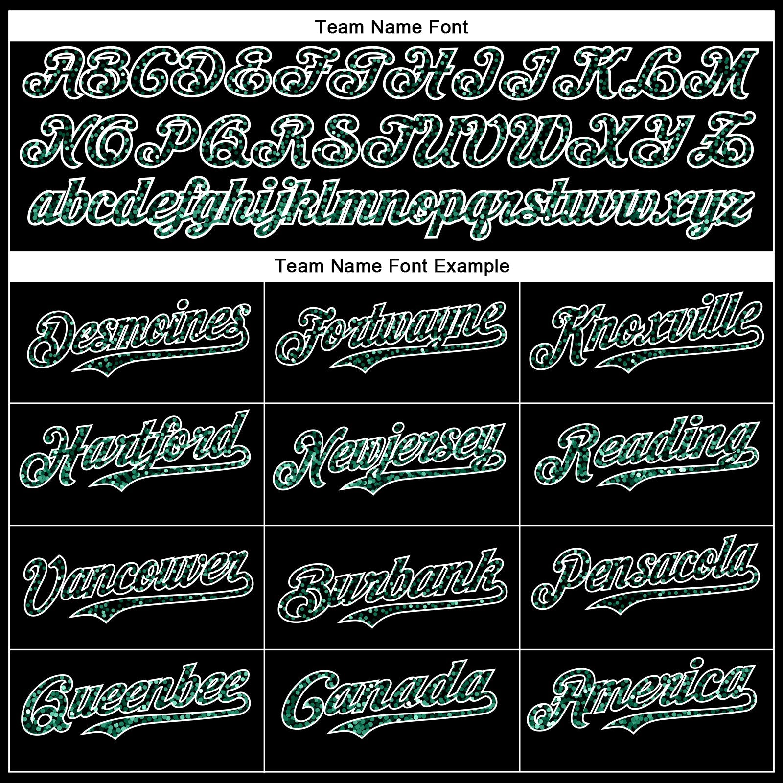 Custom Black Kelly Green-White 3D Pattern Design Abstract Colorful Glittering Dot Authentic Baseball Jersey view 4