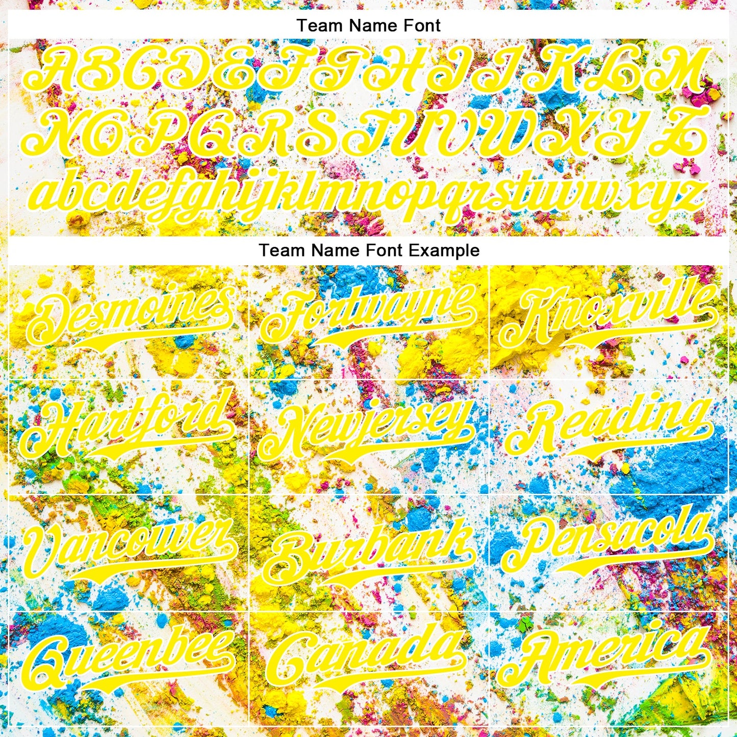 Custom Light Yellow White 3D Pattern Design Abstract Splatter Art Authentic Baseball Jersey view 4