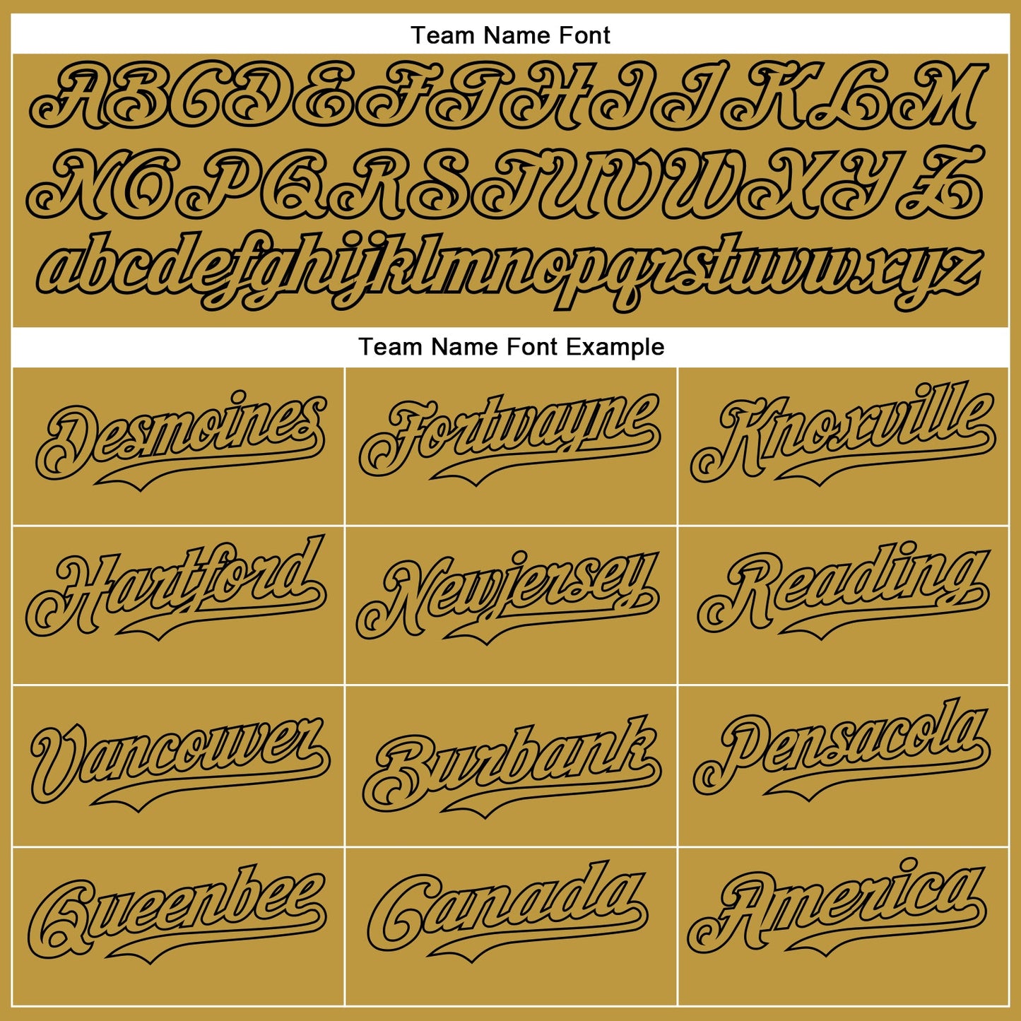 Custom Old Gold Black 3D Pattern Design Gradient Style Irregular Shape Authentic Baseball Jersey view 4