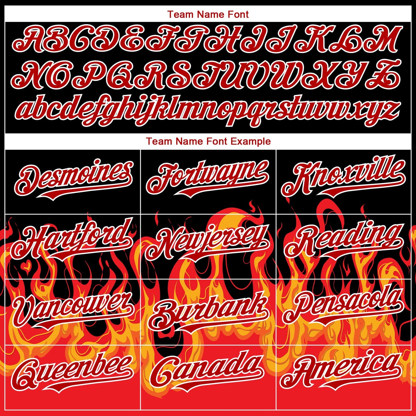 Custom Black Red-White 3D Pattern Design Flame Authentic Baseball Jersey view 4