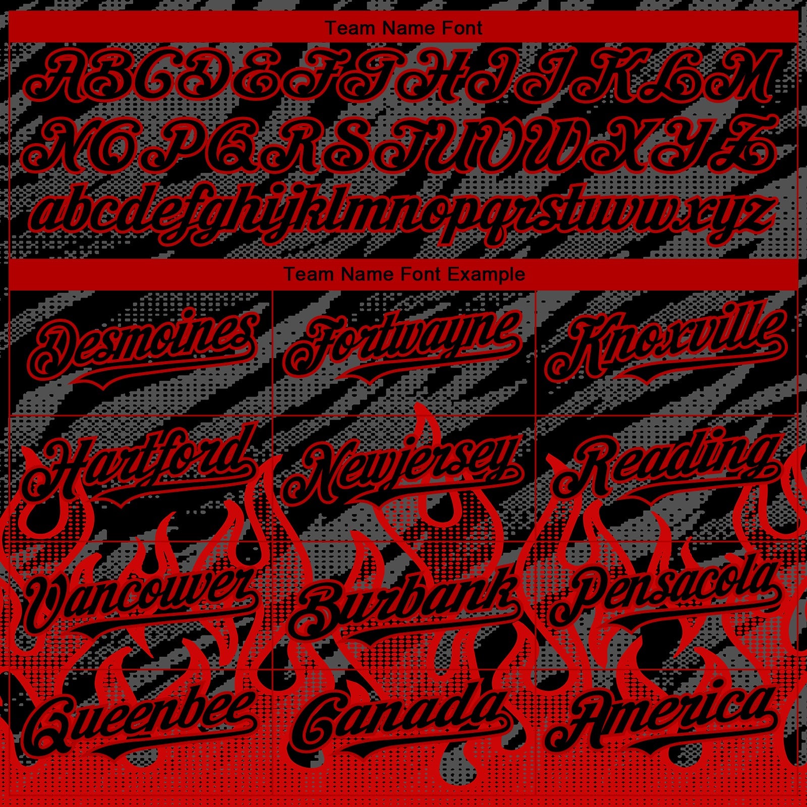 Custom Black Red 3D Pattern Design Flame Authentic Baseball Jersey view 4