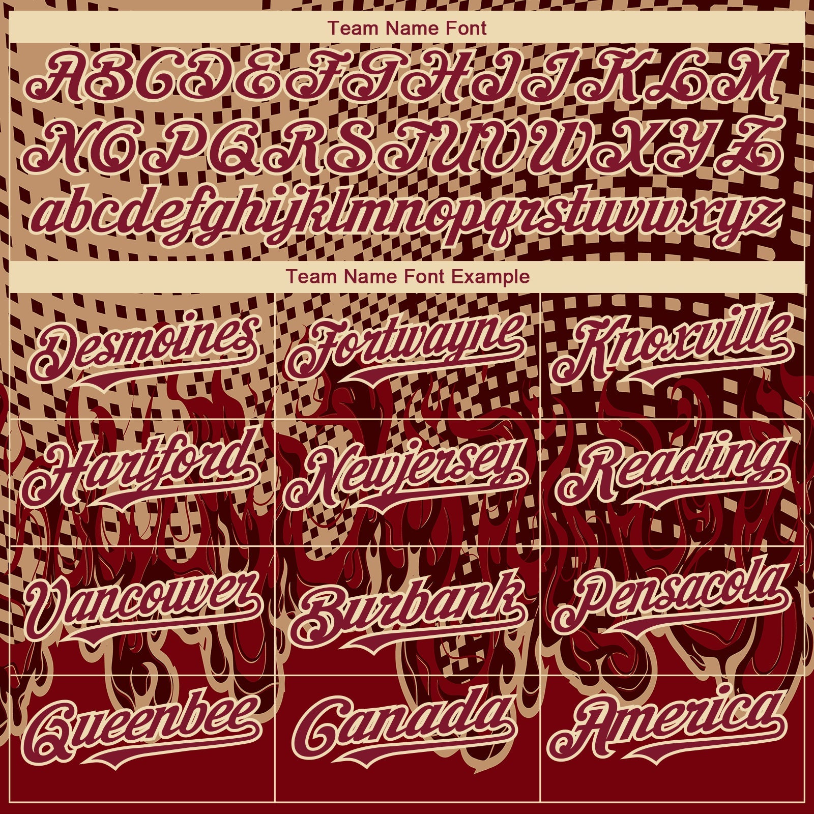 Custom Old Gold Crimson-City Cream 3D Pattern Design Flame Authentic Baseball Jersey view 4