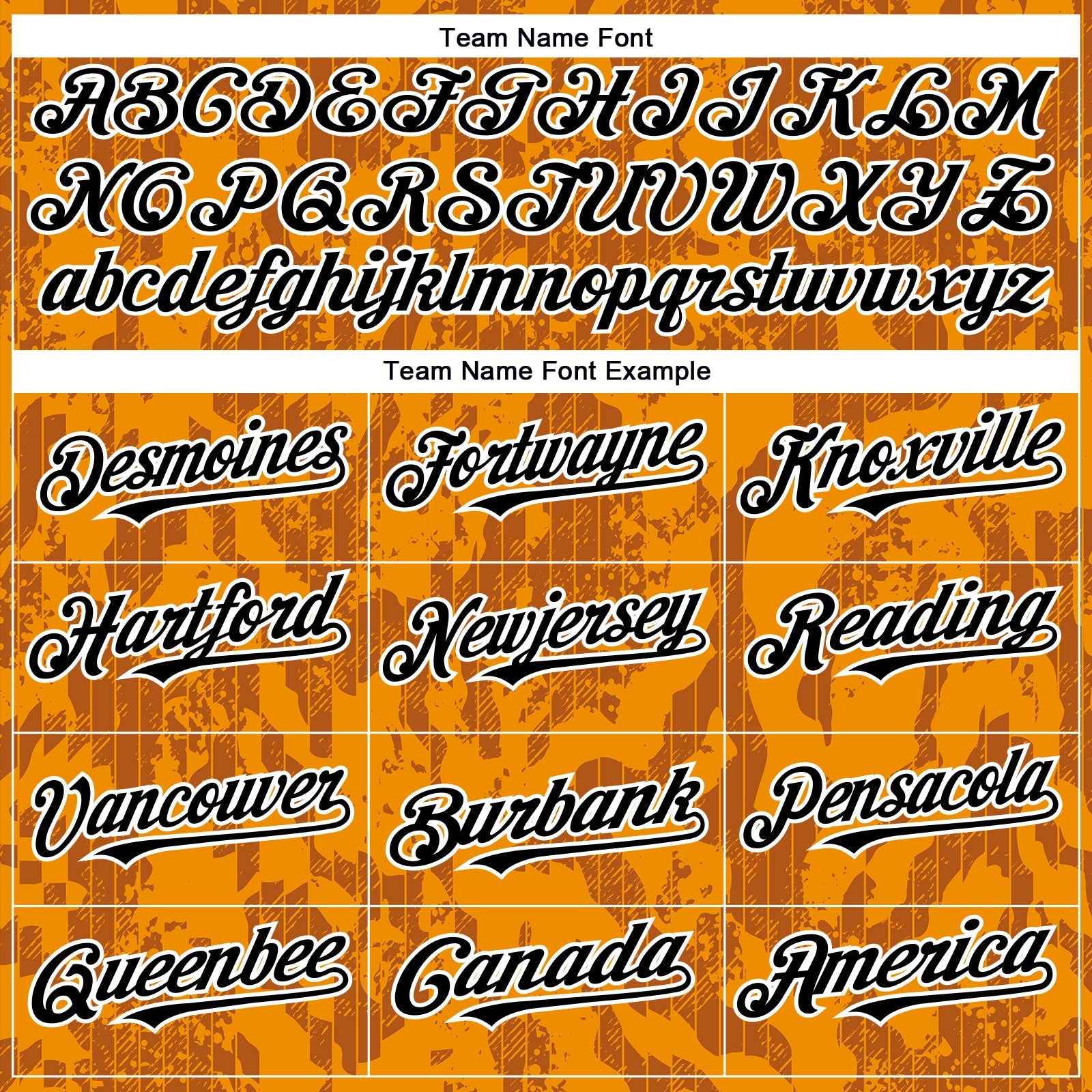 Custom Bay Orange Black-White 3D Pattern Design Abstract Fluid Authentic Baseball Jersey view 4