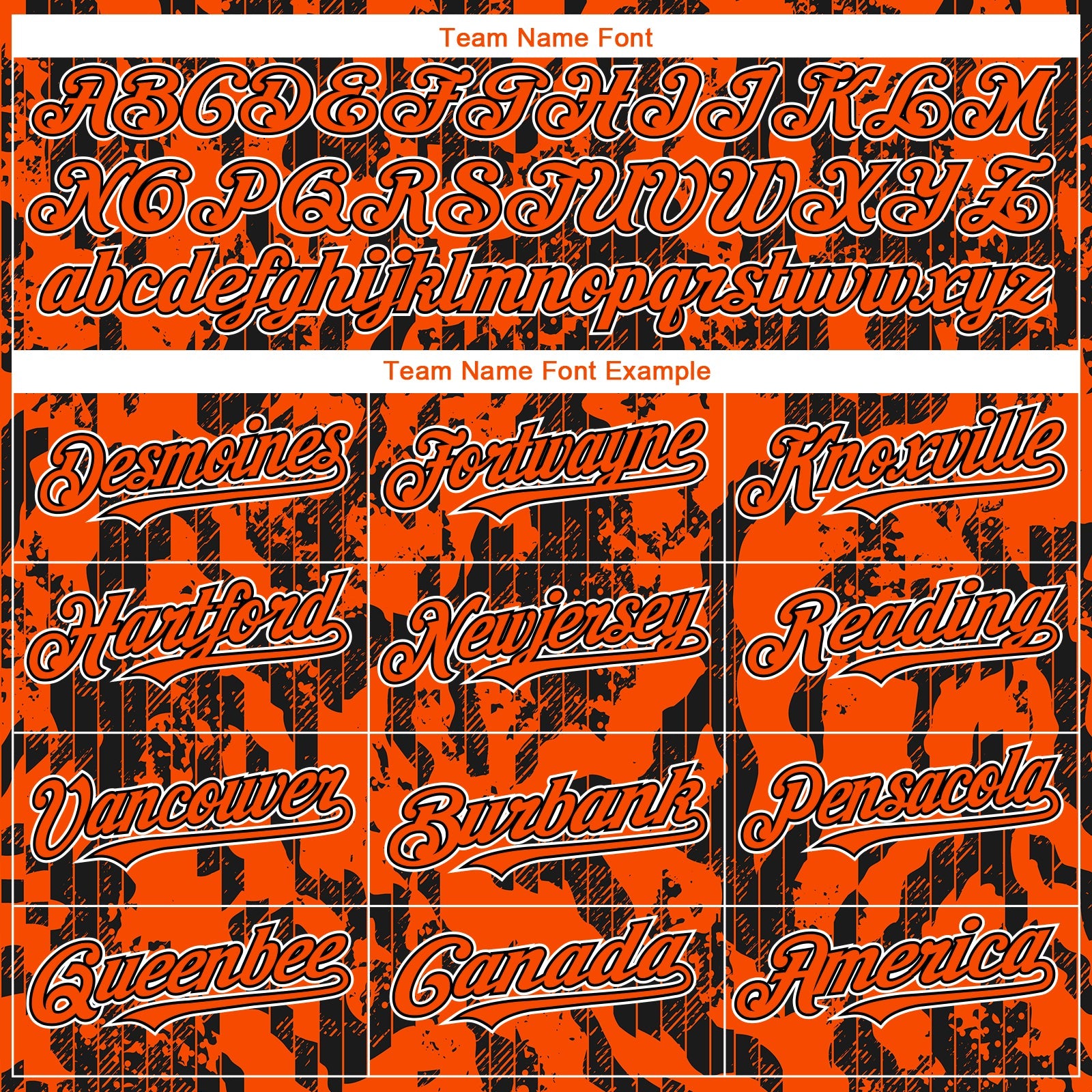 Custom Orange Black-White 3D Pattern Design Abstract Fluid Authentic Baseball Jersey view 4