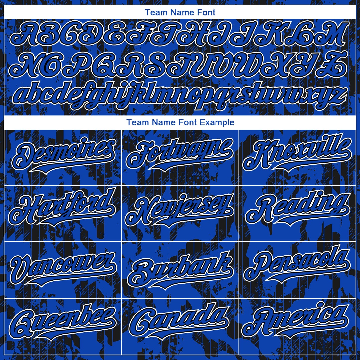Custom Thunder Blue Black-White 3D Pattern Design Abstract Fluid Authentic Baseball Jersey view 4