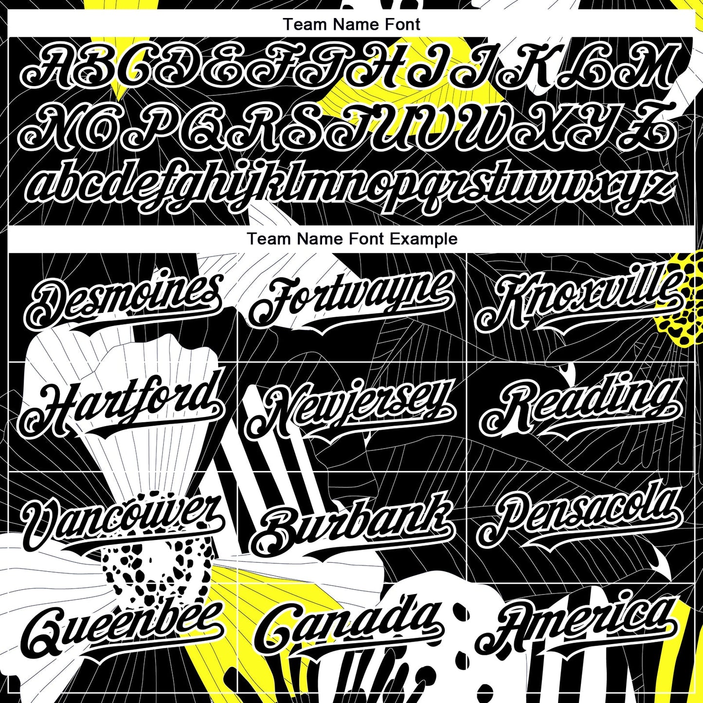 Custom Black White 3D Pattern Design Flower Authentic Baseball Jersey view 4