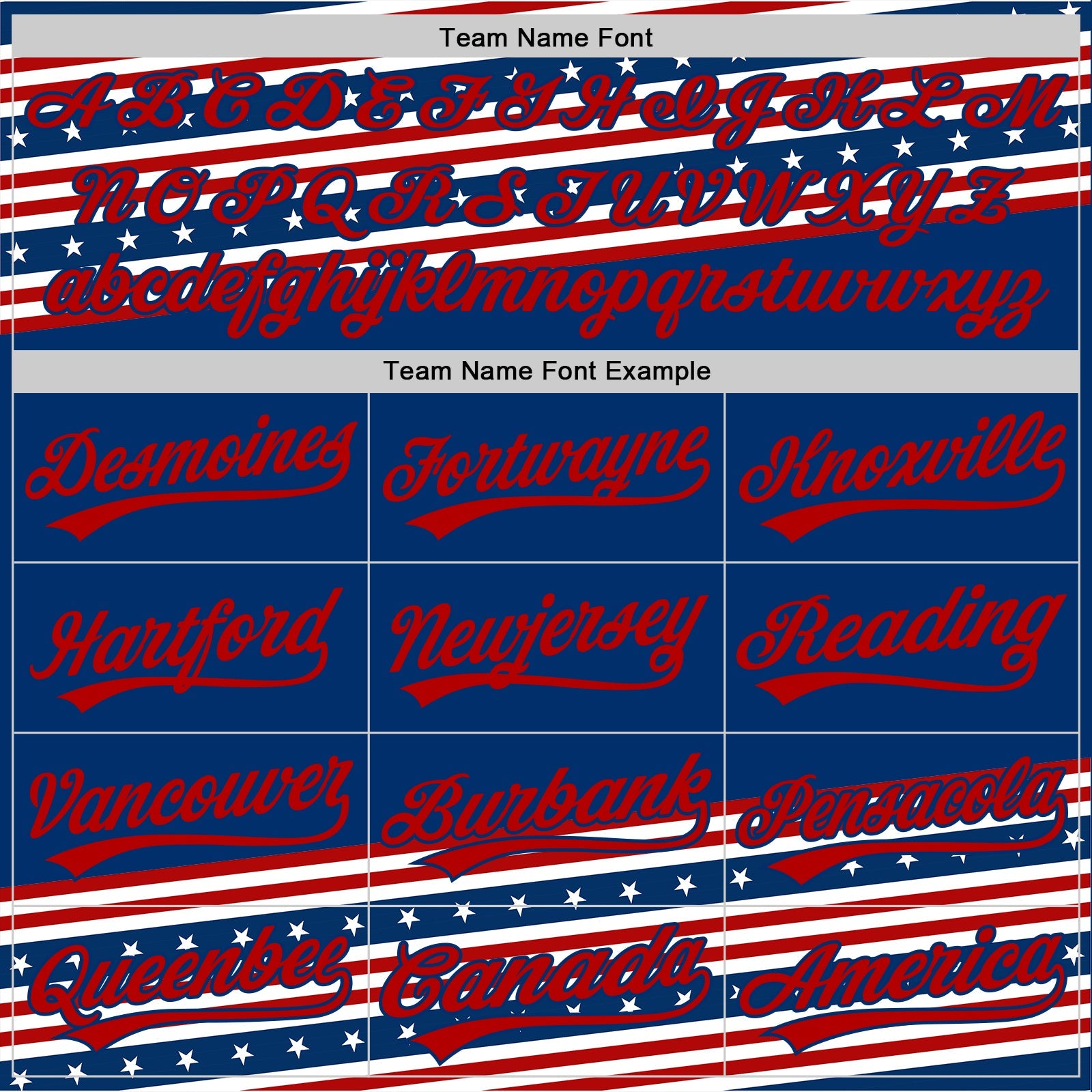 Custom US Navy Blue Red 3D American Flag And Star Authentic Baseball Jersey view 4
