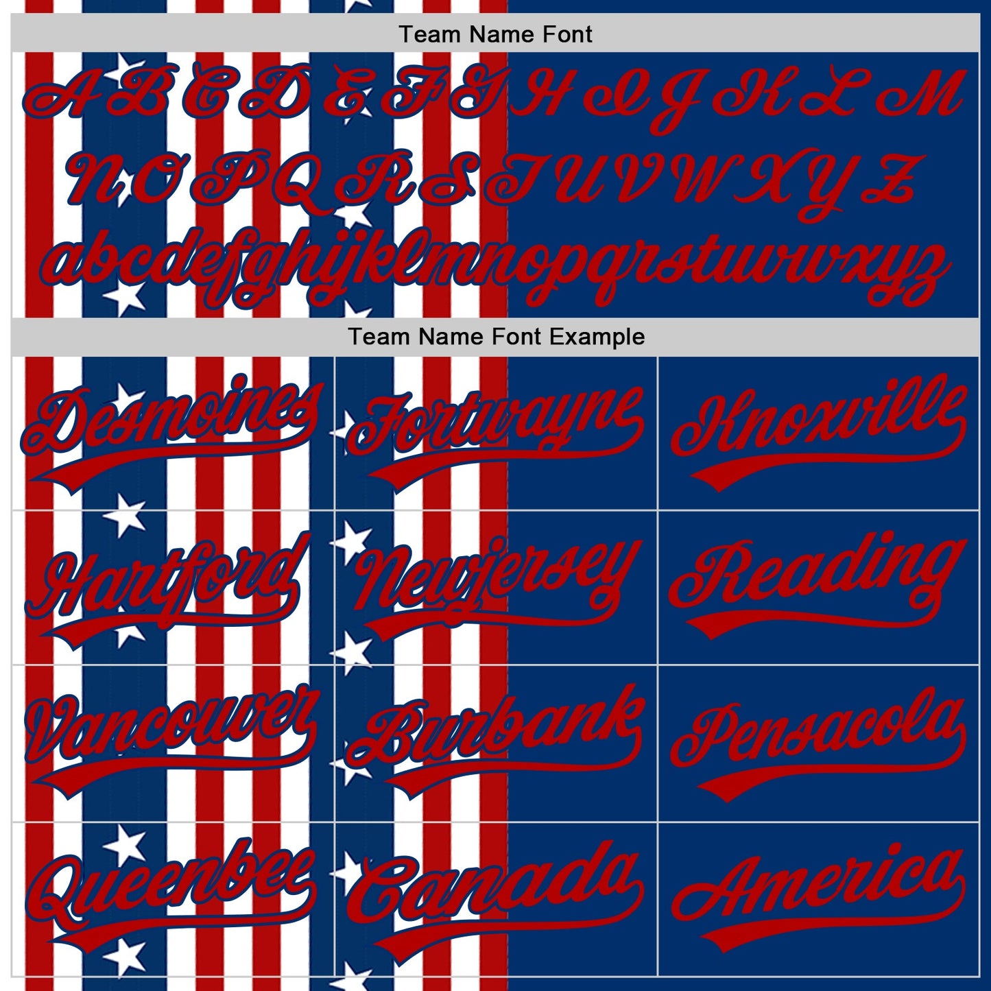 Custom US Navy Blue Red 3D American Flag And Star Authentic Baseball Jersey view 4