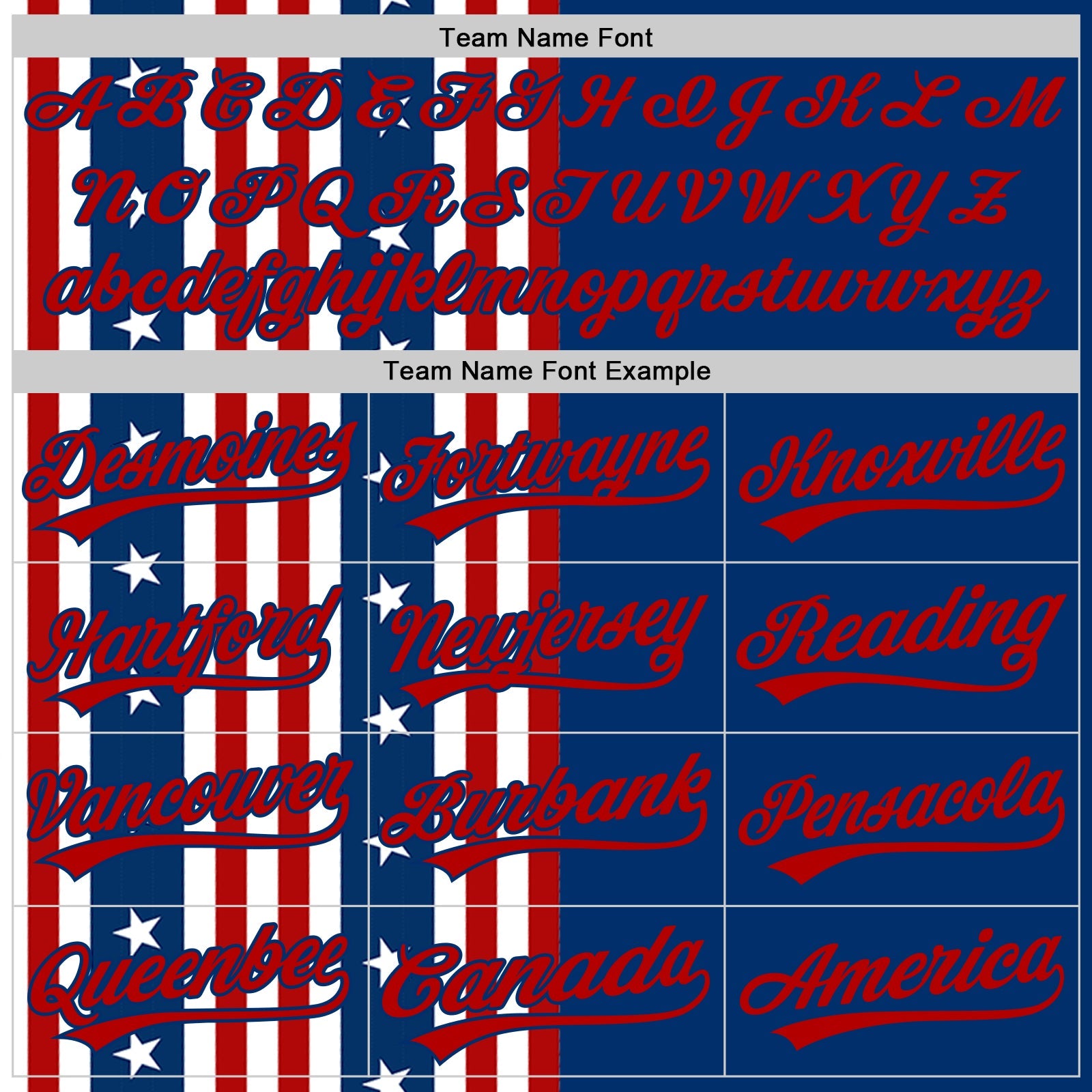 Custom US Navy Blue Red 3D American Flag And Star Authentic Baseball Jersey view 4