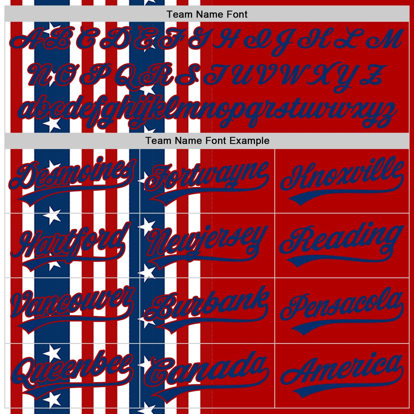 Custom Red US Navy Blue 3D American Flag And Star Authentic Baseball Jersey view 4