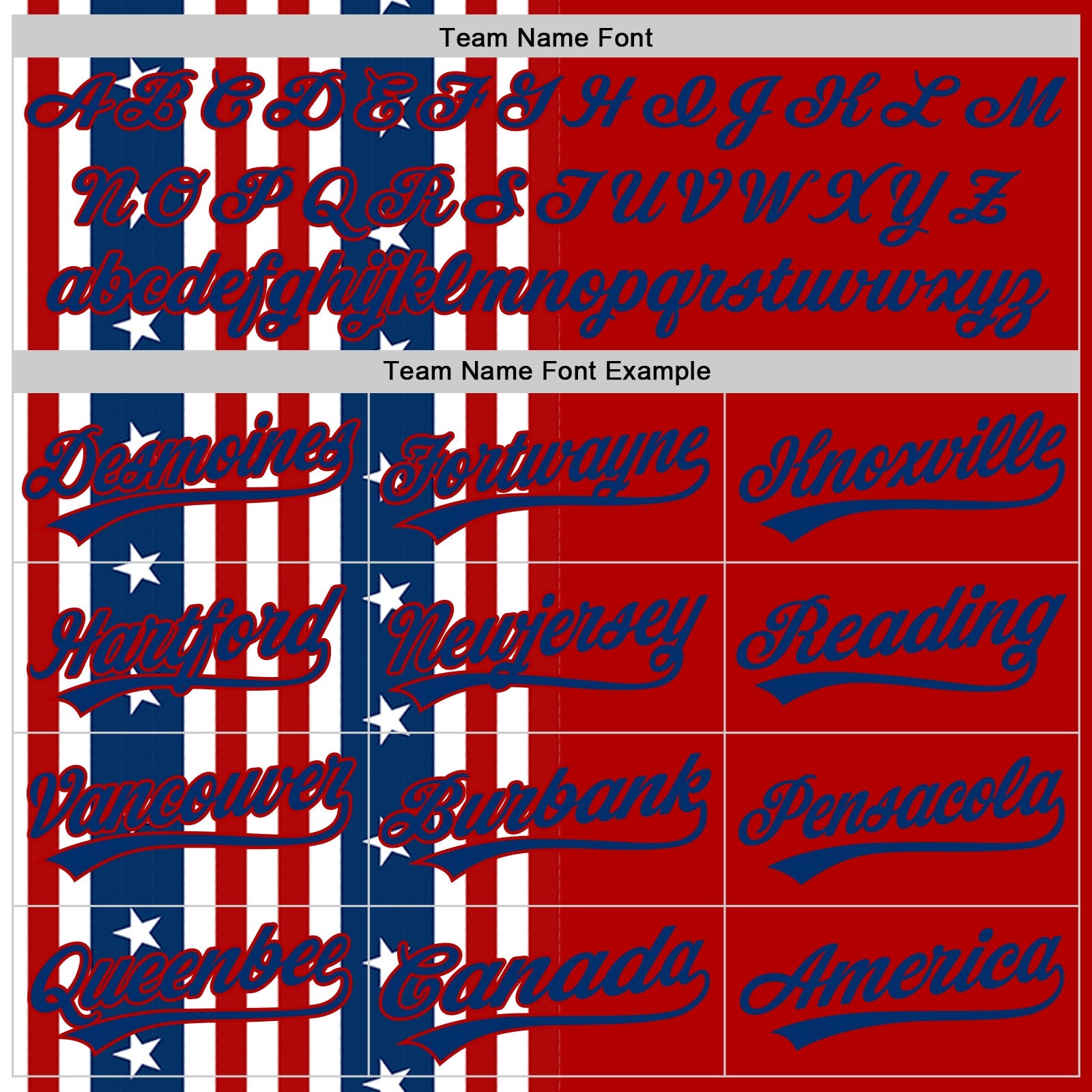 Custom Red US Navy Blue 3D American Flag And Star Authentic Baseball Jersey view 4