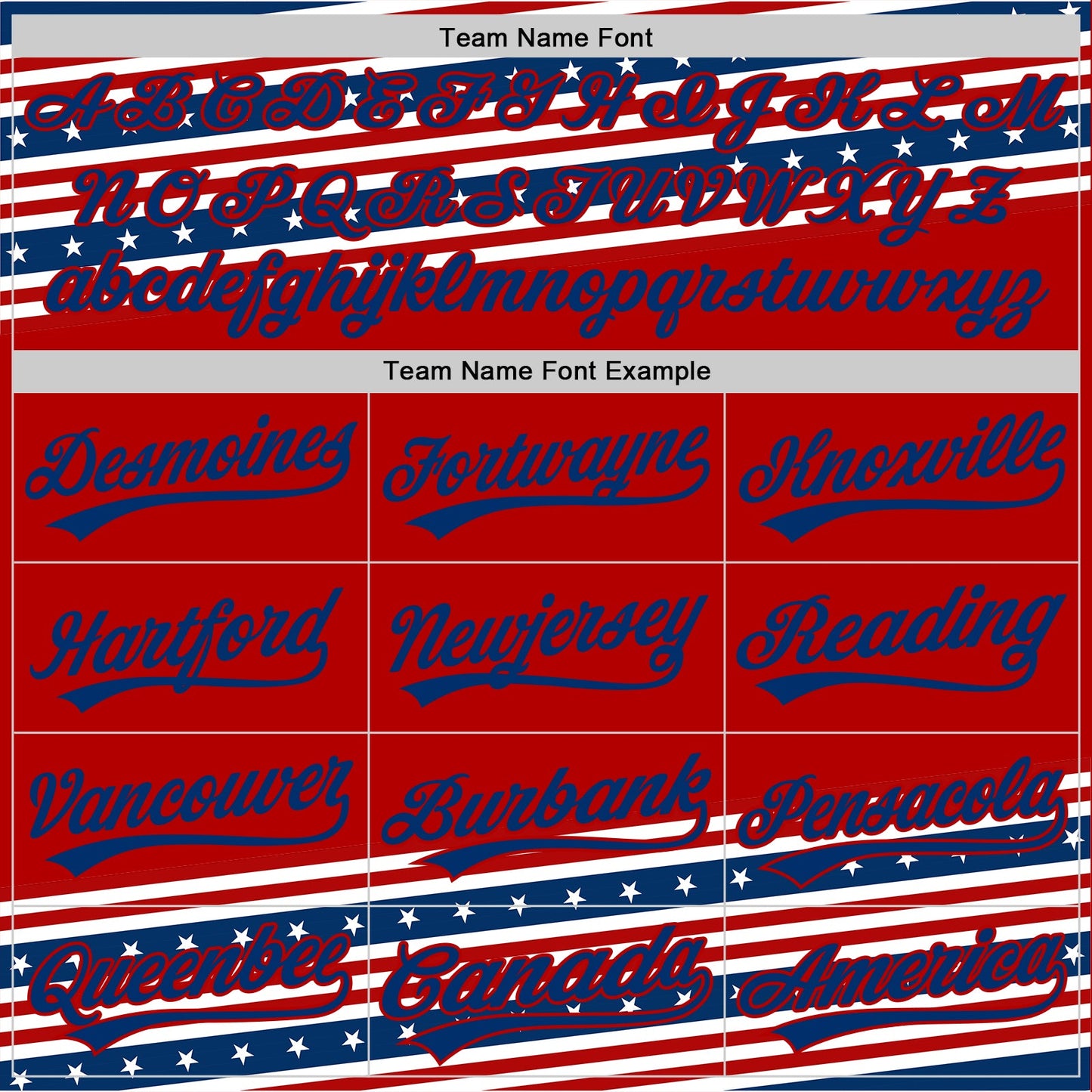 Custom Red US Navy Blue 3D American Flag And Star Authentic Baseball Jersey view 4