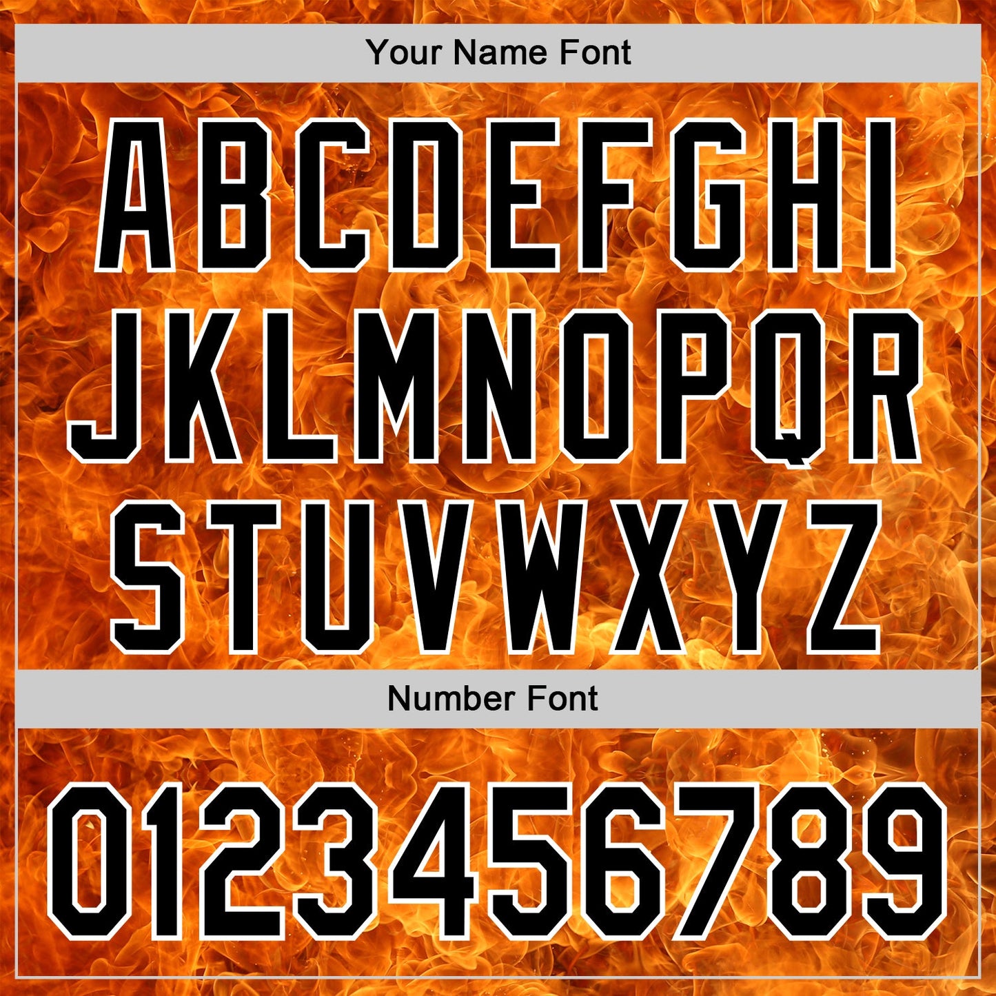 Custom Orange Black-White 3D Pattern Design Rave Flame Authentic Baseball Jersey view 5