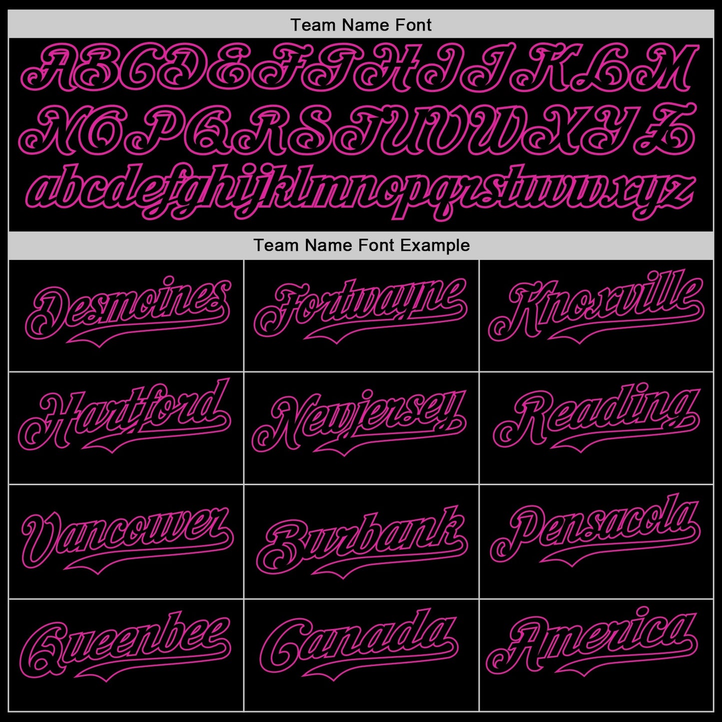 Custom Black Deep Pink 3D Pattern Design Rave Monster Authentic Baseball Jersey view 4