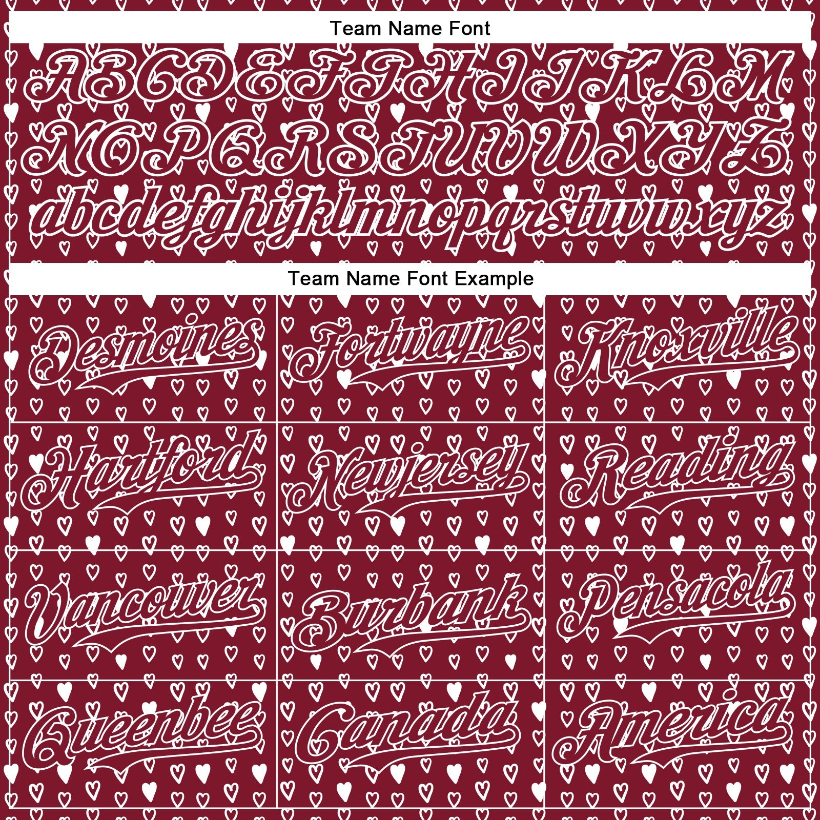Custom Crimson White 3D Pattern Design Hearts Authentic Baseball Jersey view 4
