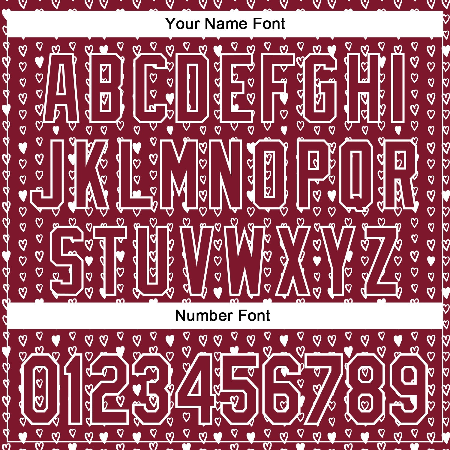 Custom Crimson White 3D Pattern Design Hearts Authentic Baseball Jersey view 5