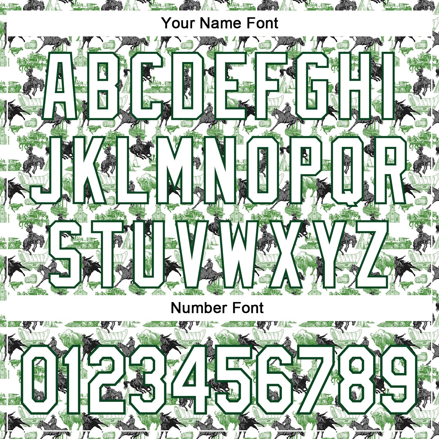 Custom White Green 3D Pattern Design Rodeo Cowboy Authentic Baseball Jersey view 5