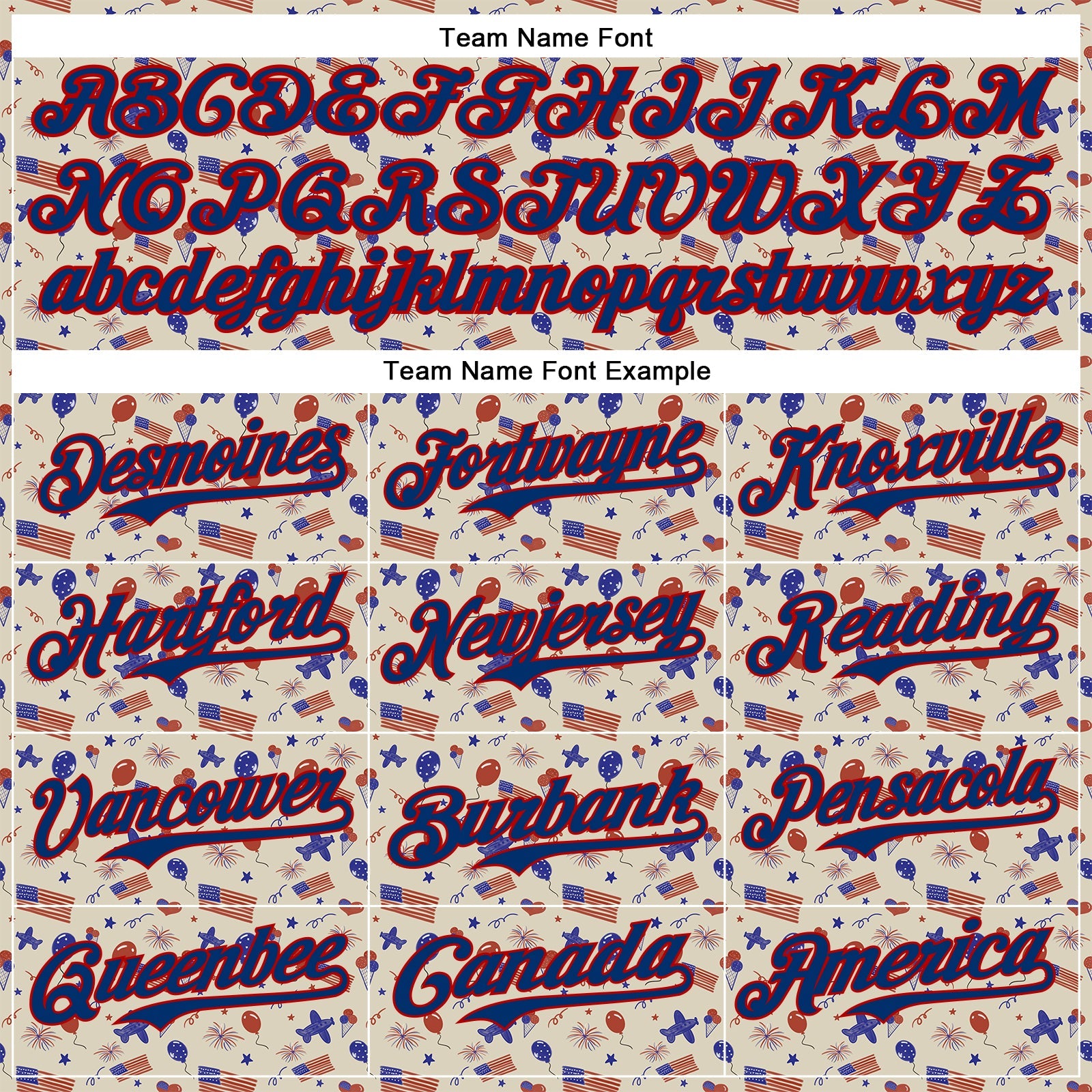 Custom Cream US Navy Blue-Red 3D American Flag Authentic Baseball Jersey view 4