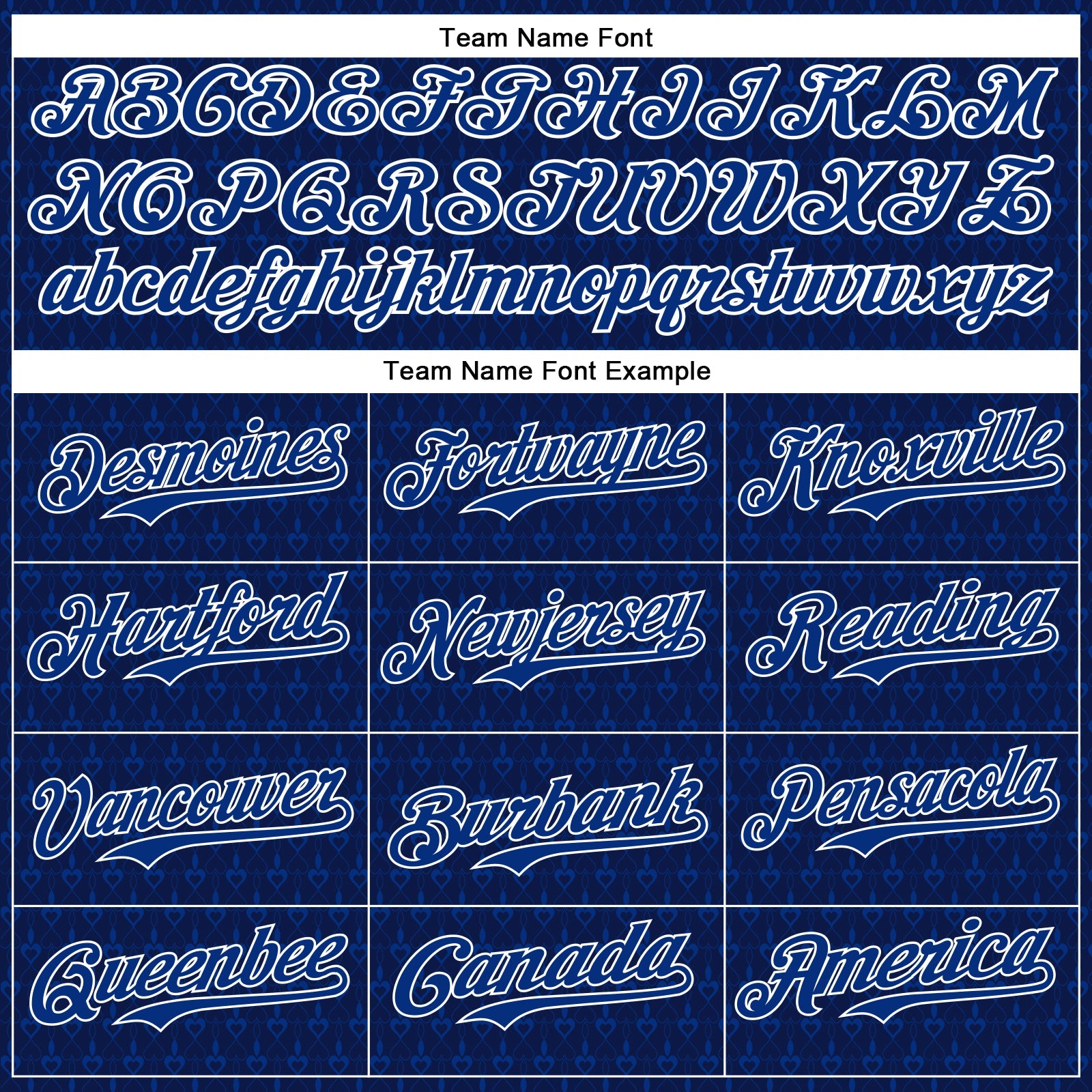 Custom Navy Red-Royal 3D Pattern Design Hearts Authentic Baseball Jersey view 4