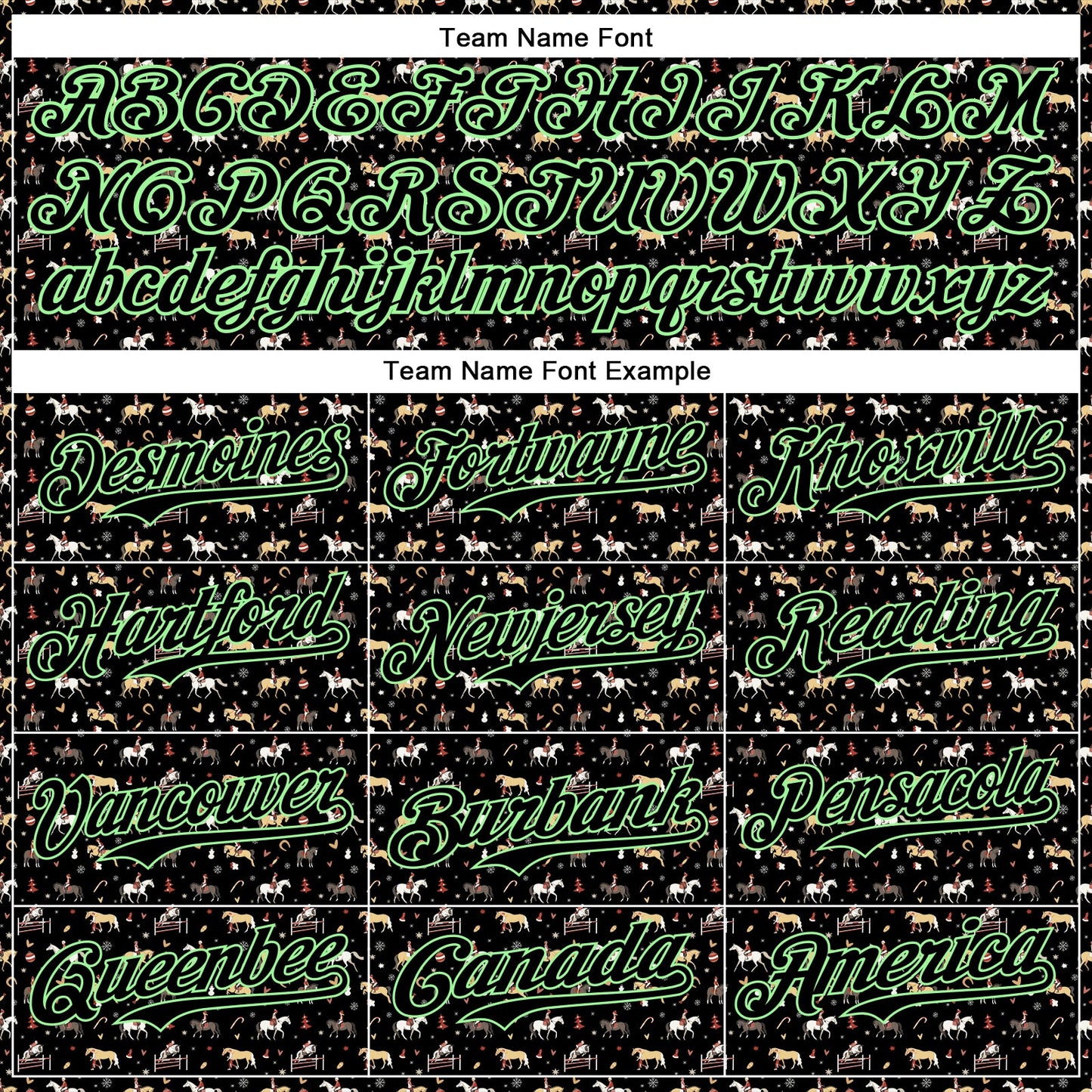 Custom Black Pea Green-White 3D Pattern Design Rodeo Cowboy Authentic Baseball Jersey view 4