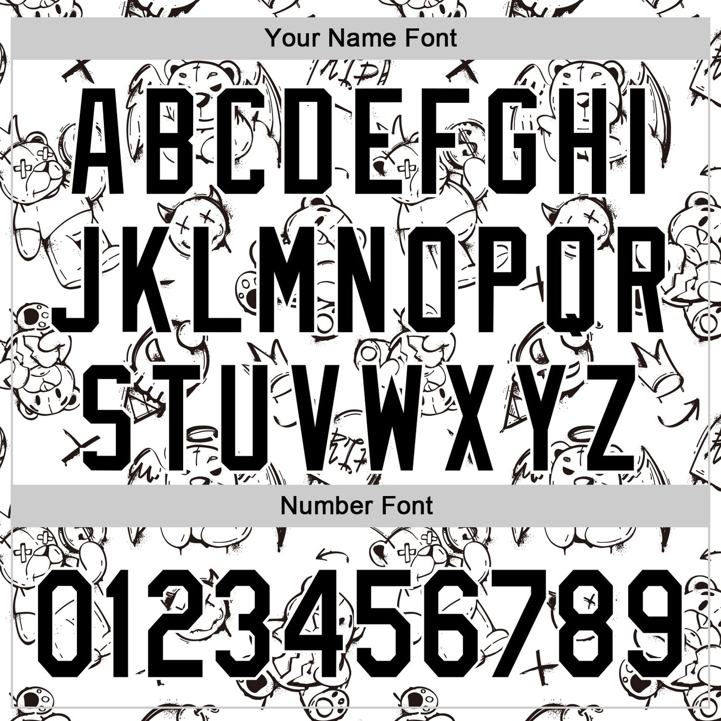 Custom White Black 3D Pattern Halloween Authentic Baseball Jersey view 5