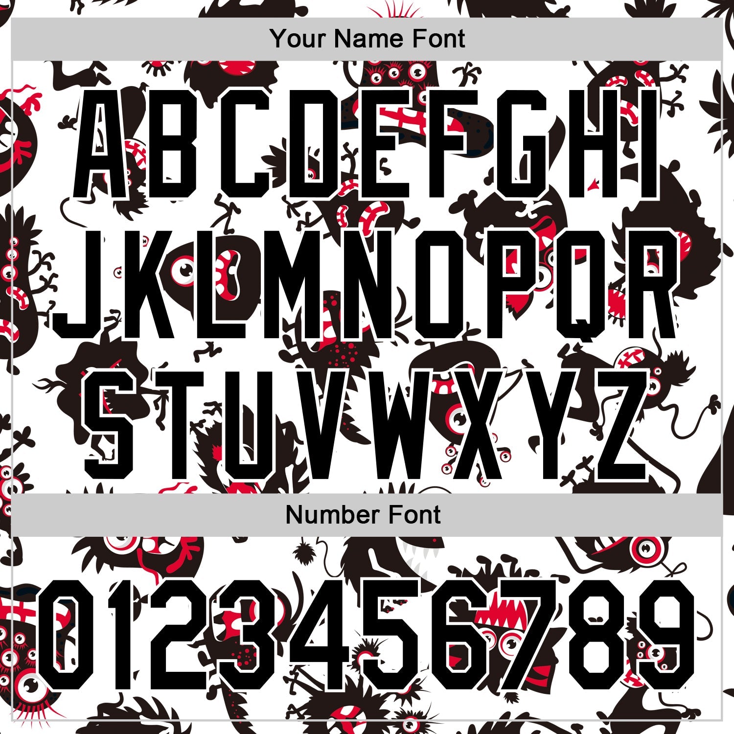 Custom White Black 3D Pattern Halloween Authentic Baseball Jersey view 5