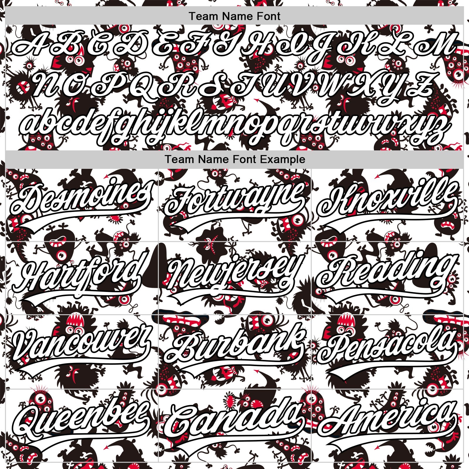Custom White Black 3D Pattern Halloween Authentic Baseball Jersey view 4